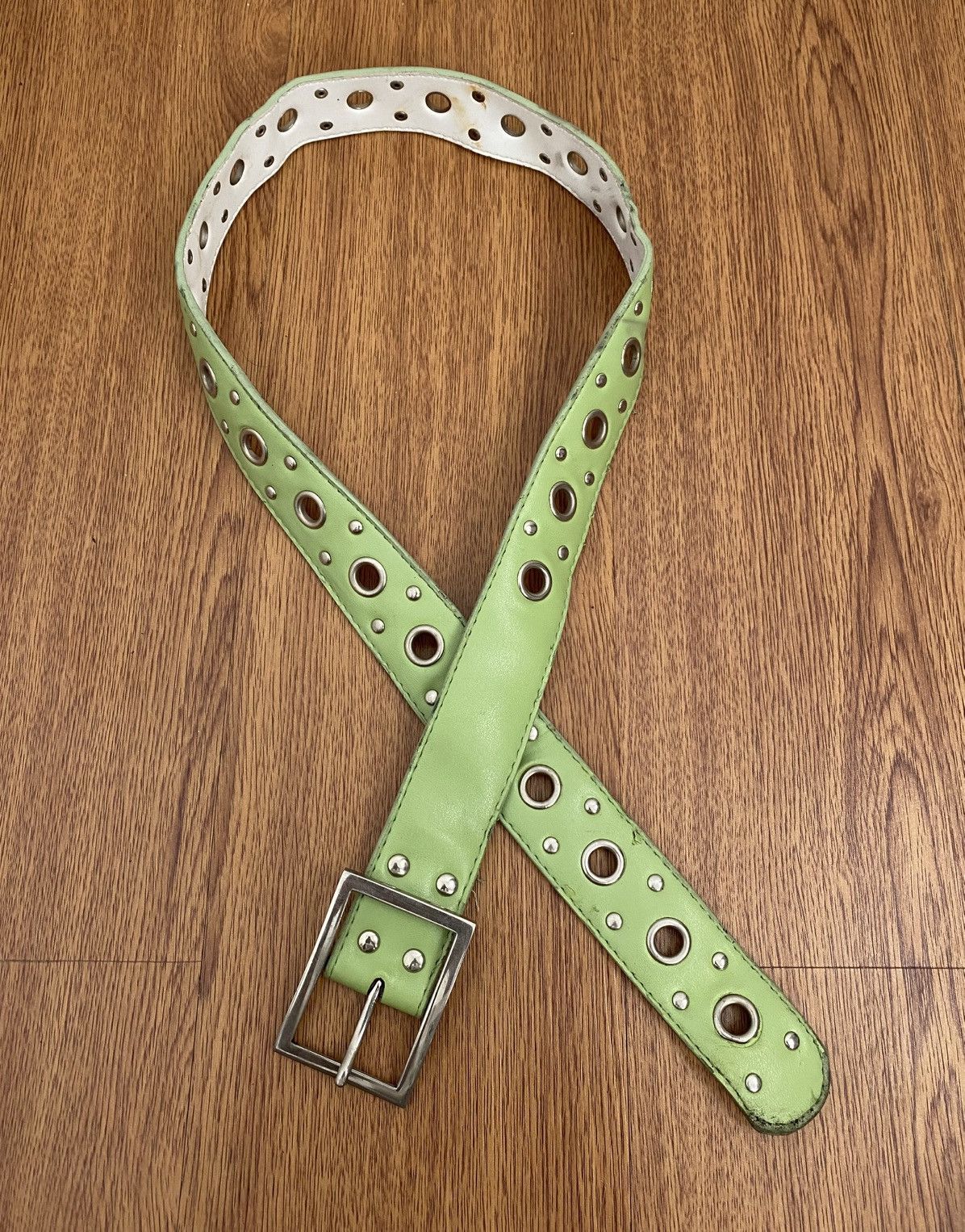 If Six Was Nine × Japanese Brand × Le Grande Bleu (L.G.B.) Ringer green belt Size ONE SIZE - 1 Thumbnail