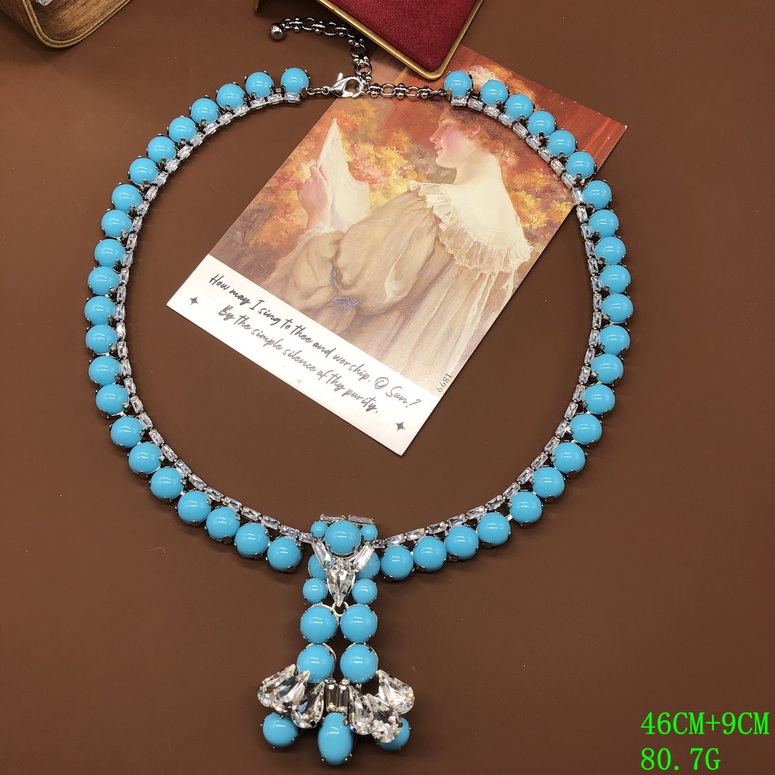 Other blue necklace or earring Size ONE SIZE - 5 Thumbnail