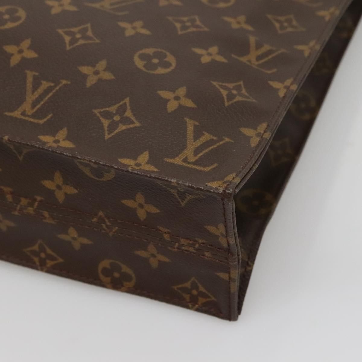 Louis Vuitton LOUIS VUITTON Monogram Sac Plat Hand Bag M51140 Size ONE SIZE - 9 Thumbnail