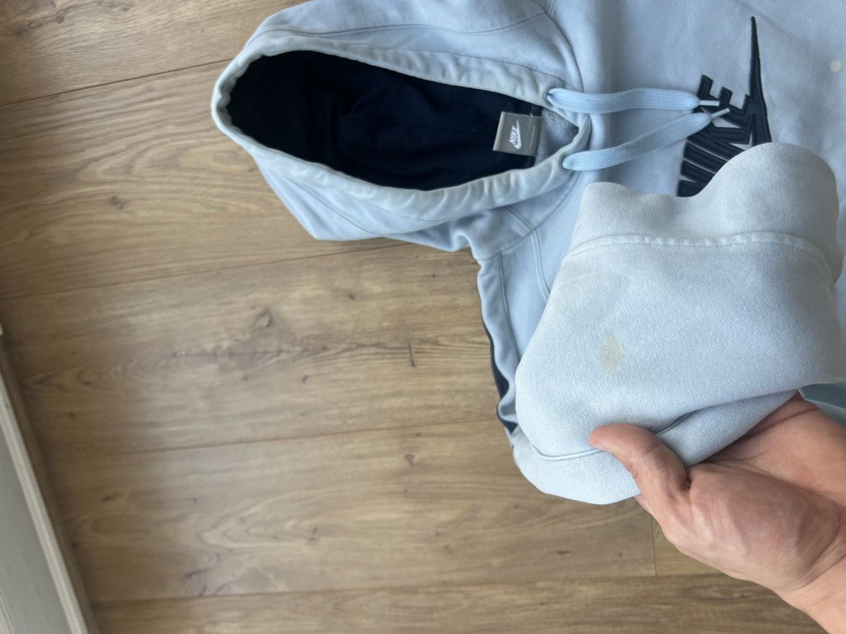 Nike 00’s NIKE SPELLOUT CENTR SWOOSH Y2K DISTRESSED HOODIE Size US XL / EU 56 / 4 - 8 Thumbnail