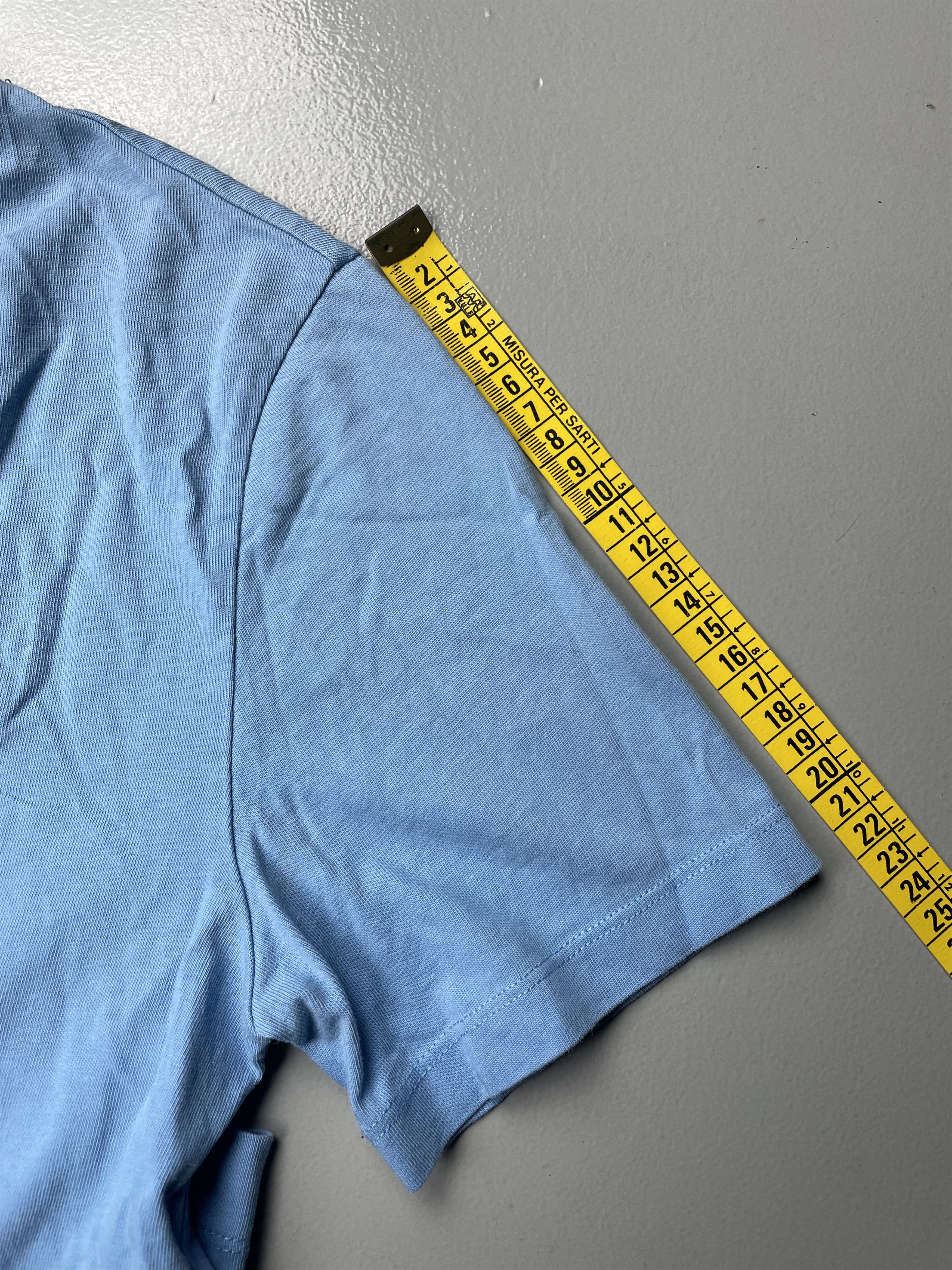 Gosha Rubchinskiy Gosha Rubchinskiy S/S 2016 GR logo t-shirt (blue) - size S Size US S / EU 44-46 / 1 - 6 Thumbnail