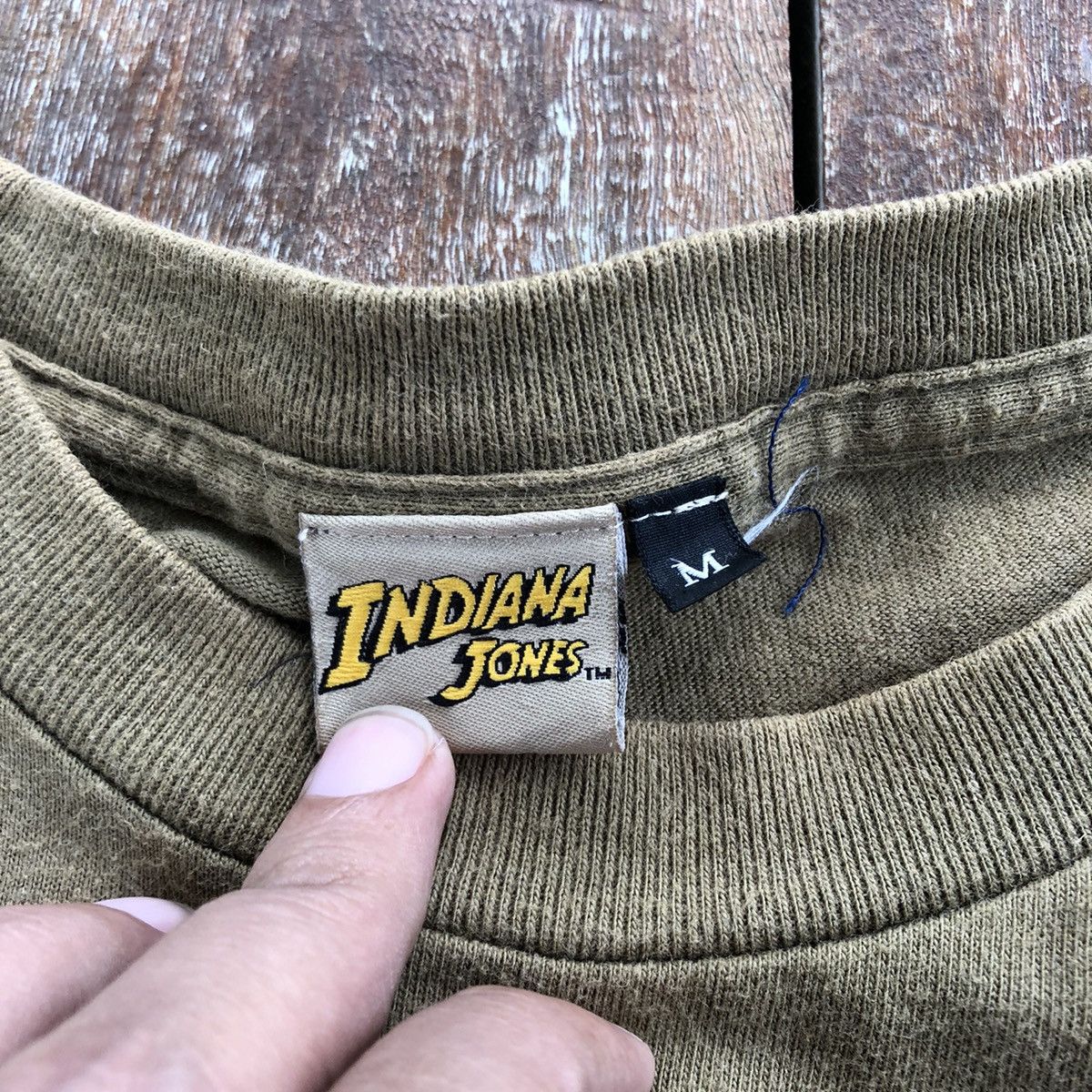 Vintage Vintage Indiana Jones Movie Rare T Shirt Size US M / EU 48-50 / 2 - 5 Thumbnail