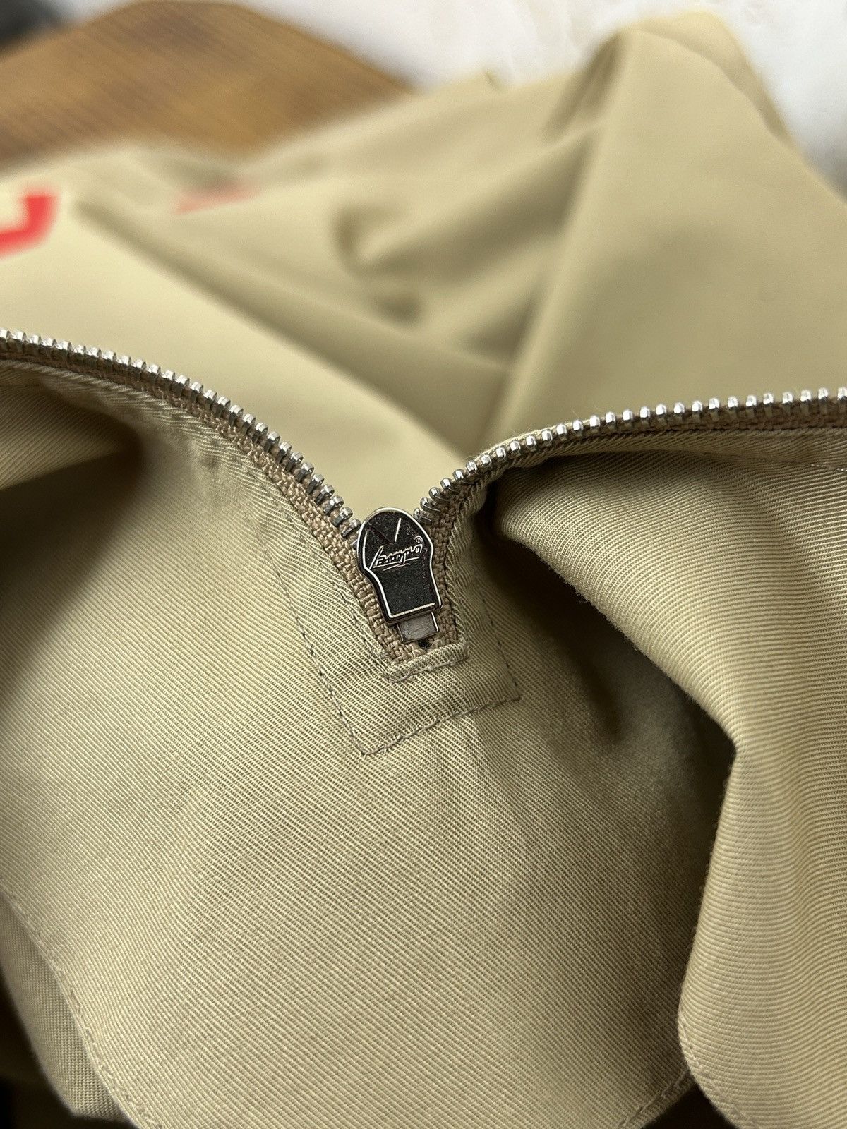 Burberry Burberry Logo Zip Short Sleeve Military Shirt Beige Size S / US 4 / IT 40 - 8 Thumbnail