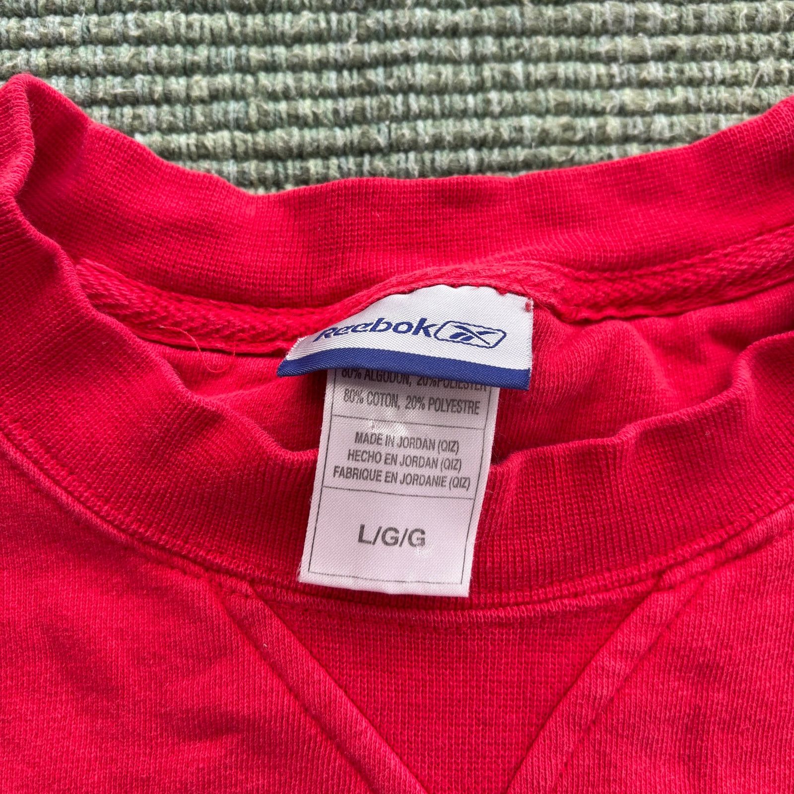 NFL × Reebok × Vintage Vintage red Kansas City Chiefs embroidered Reebok sweatshirt Size US L / EU 52-54 / 3 - 4 Thumbnail