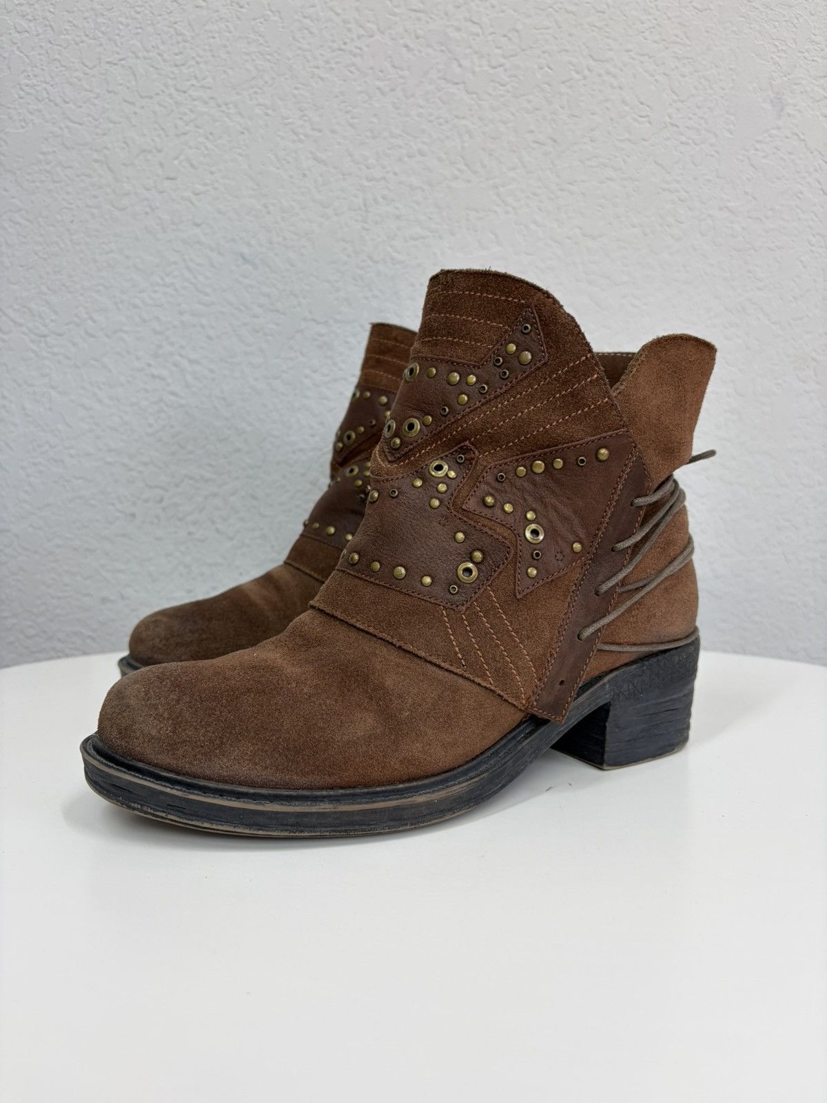 Hedi Slimane Vintage Y2K Black Leather Side Zip Boots Guidi Marsell Style Size US 7 / EU 40 - 6 Thumbnail