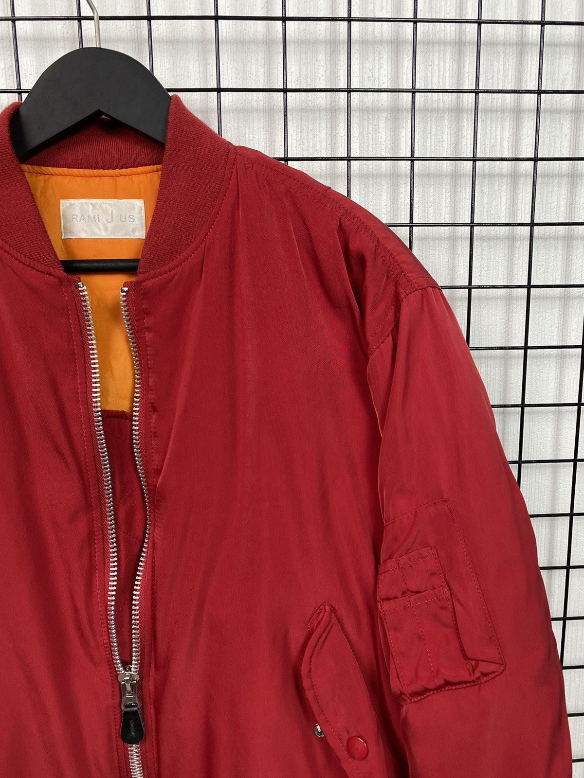 Vintage MA-1 Bomber Jacket Free size Men Red Military style Size US L / EU 52-54 / 3 - 4 Thumbnail