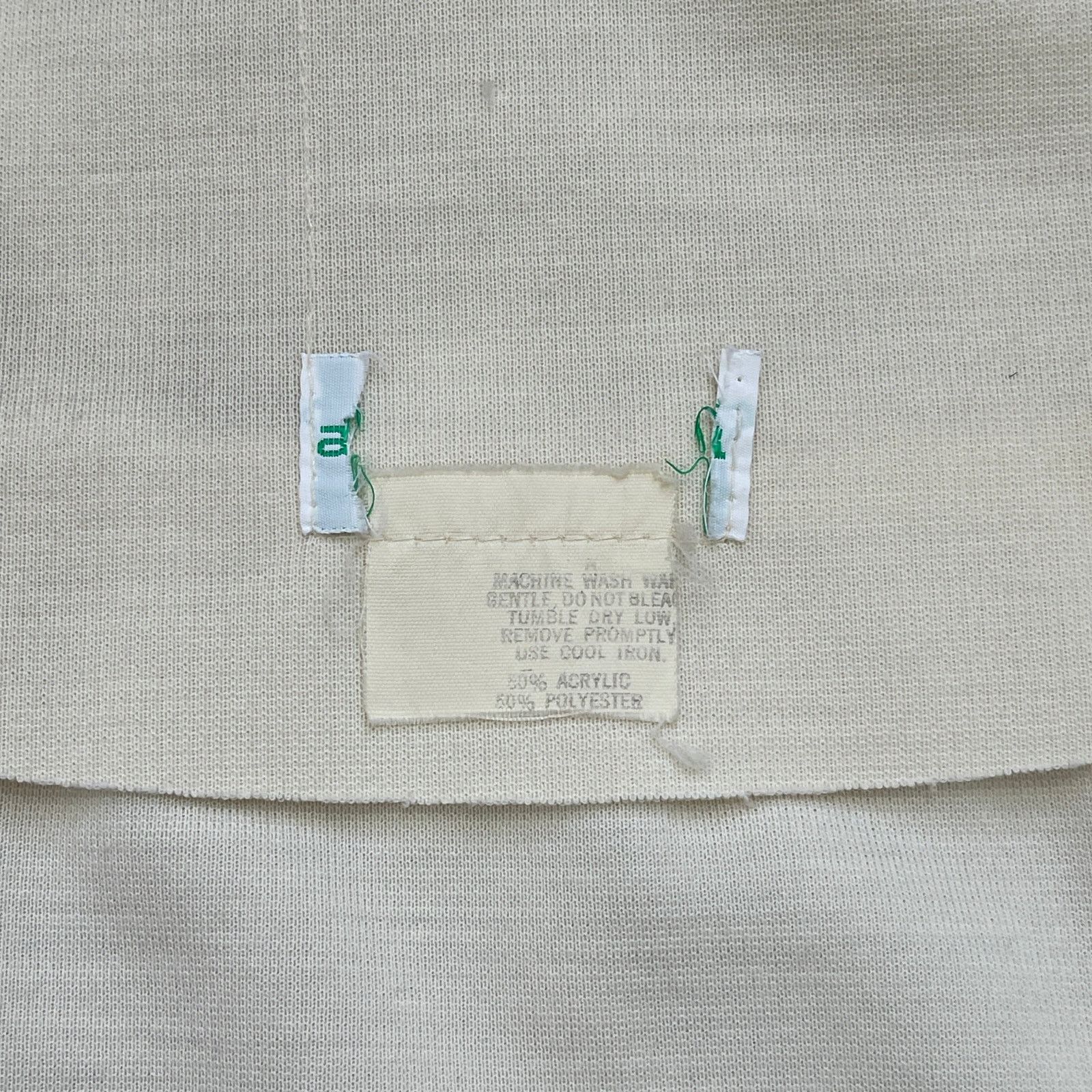 Vintage VTG 70’s Cream Blazer Jacket & High Waist Pants Suit Set XS Size 24" / US 00 / IT 34 - 12 Thumbnail
