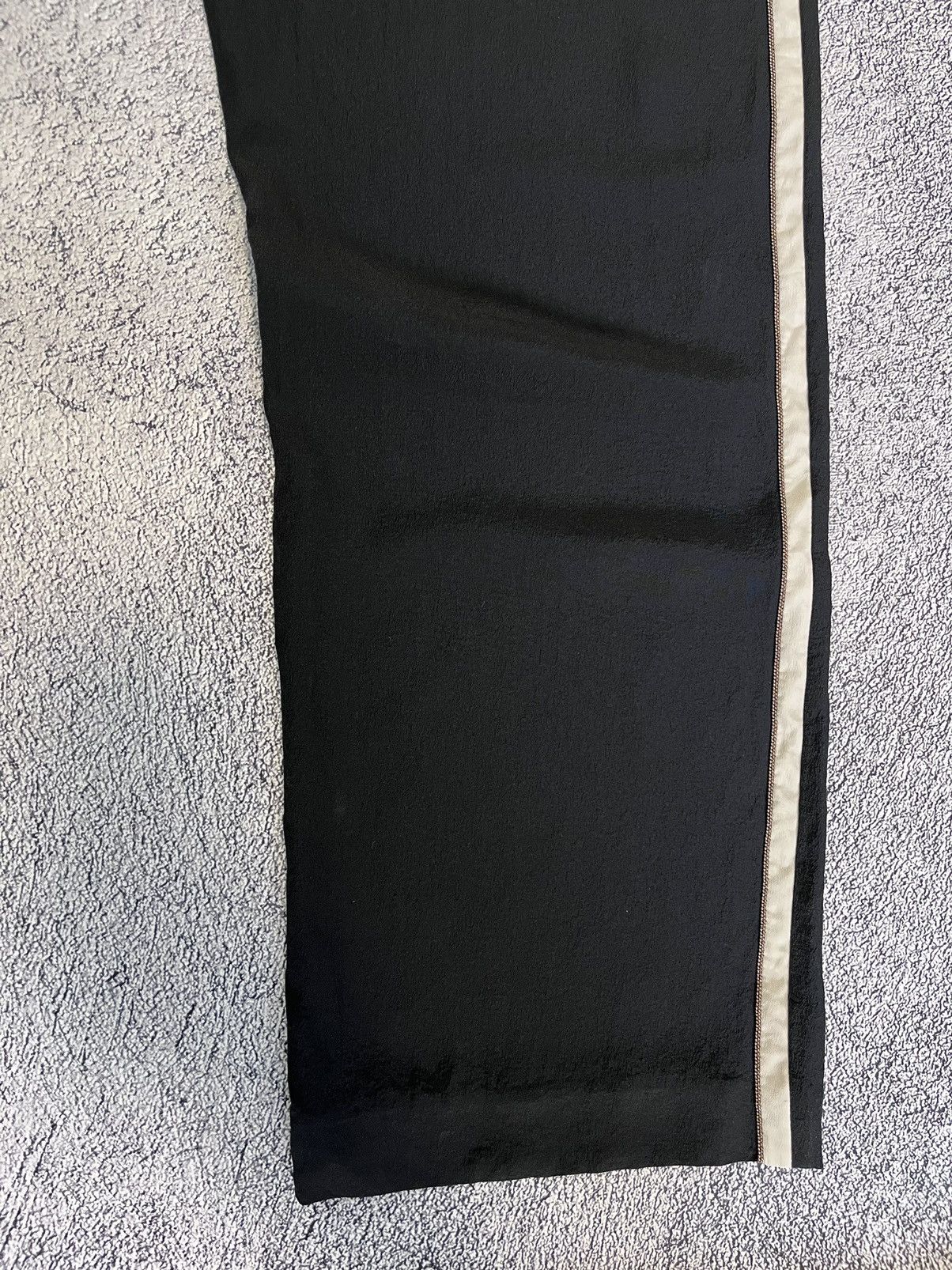 Brunello Cucinelli Brunello Cucinelli Jumpsuit Silk Crepe De Chine Shiny SizeL Size 30" / US 8 / IT 44 - 25 Thumbnail