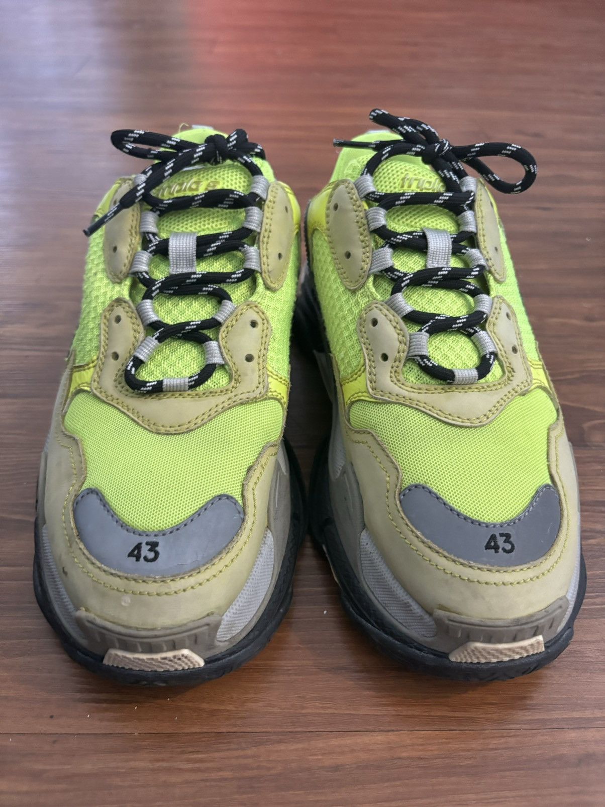 Balenciaga Balenciaga Triple S Sneaker “Flourescent Yellow” Men US 10 Size US 10 / EU 43 - 7 Thumbnail