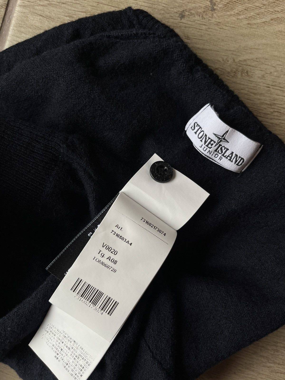 Stone Island × Vintage Stone Island Vintage 100% Wool Sweater JUNOIR Streetwear Size US M / EU 48-50 / 2 - 8 Thumbnail