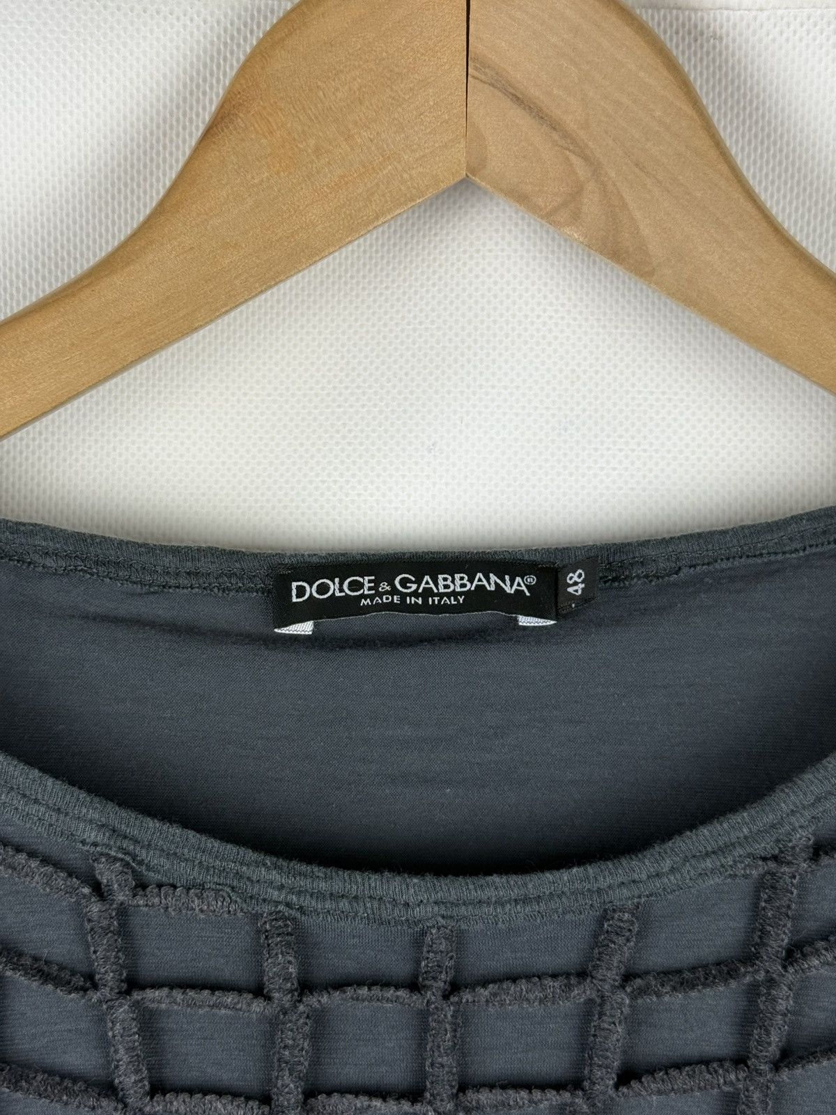 Dolce & Gabbana Dolce & Gabbana SS12 Runaway Sniper Grid Net Layered T Shirt Size US M / EU 48-50 / 2 - 8 Thumbnail