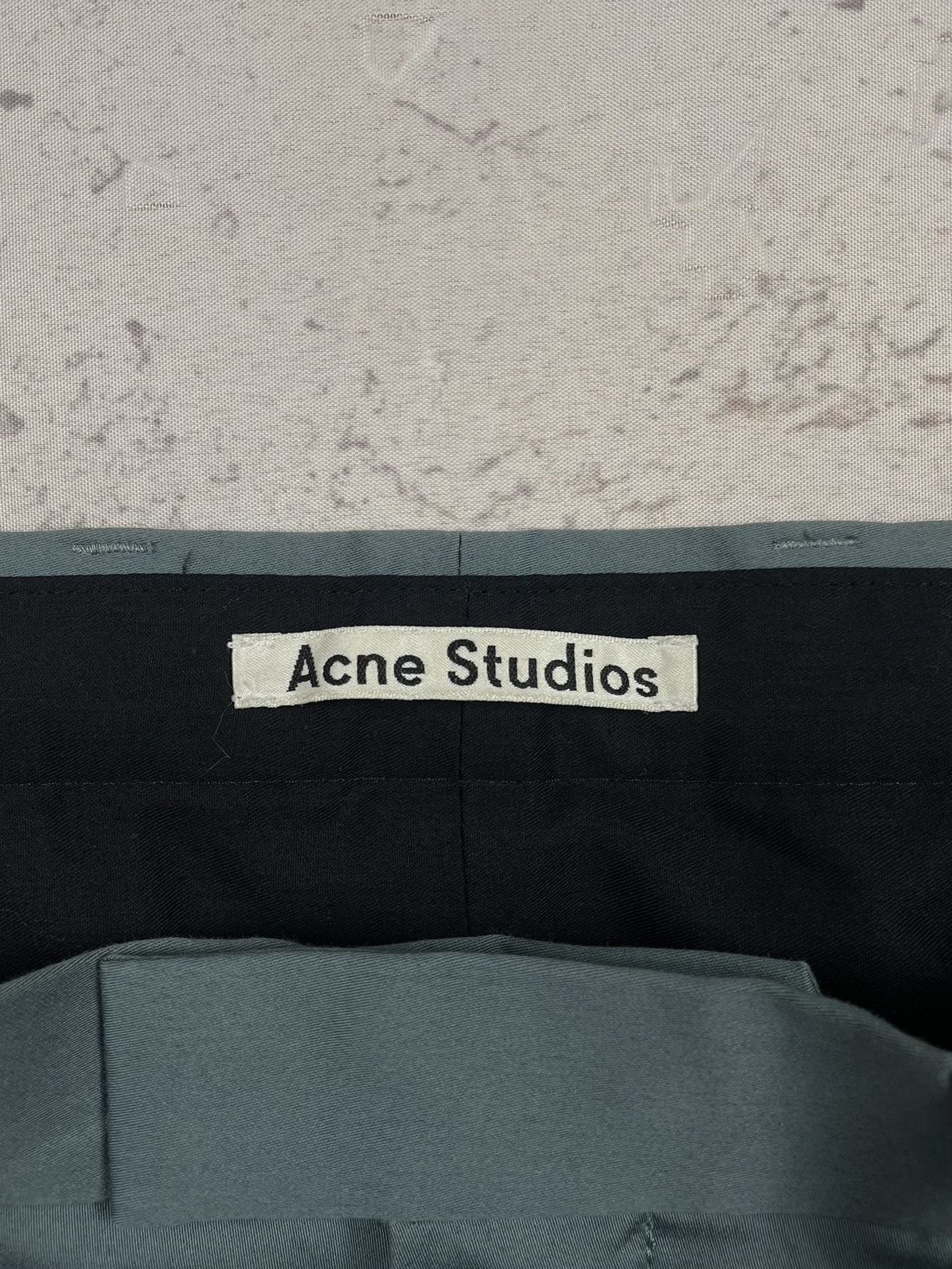 Acne Studios Acne Studios XXL 50 Green Cotton Pants Light (Womans) egv Size 35" - 3 Thumbnail