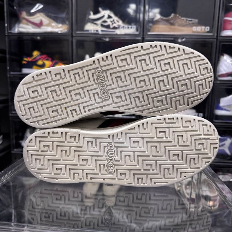 Gucci Gucci Ace Leather Low Top Sneakers for Men - Size US 9.5 / EU 42-43 - 2 Thumbnail