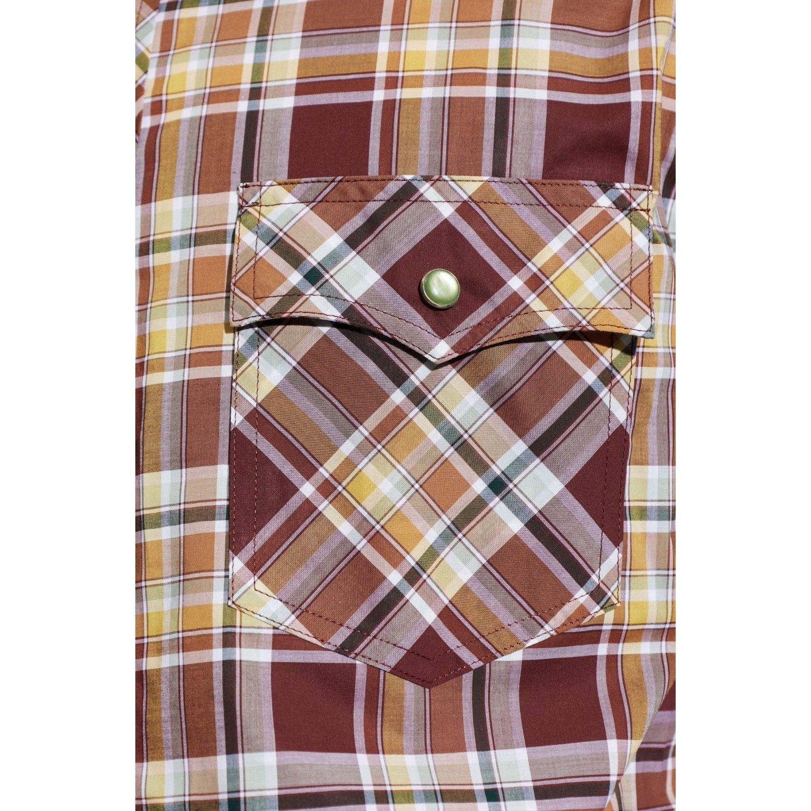 Versace VERSACE Check Red Cotton Shirt New & Authentic (Men's size:M Size US M / EU 48-50 / 2 - 2 Thumbnail