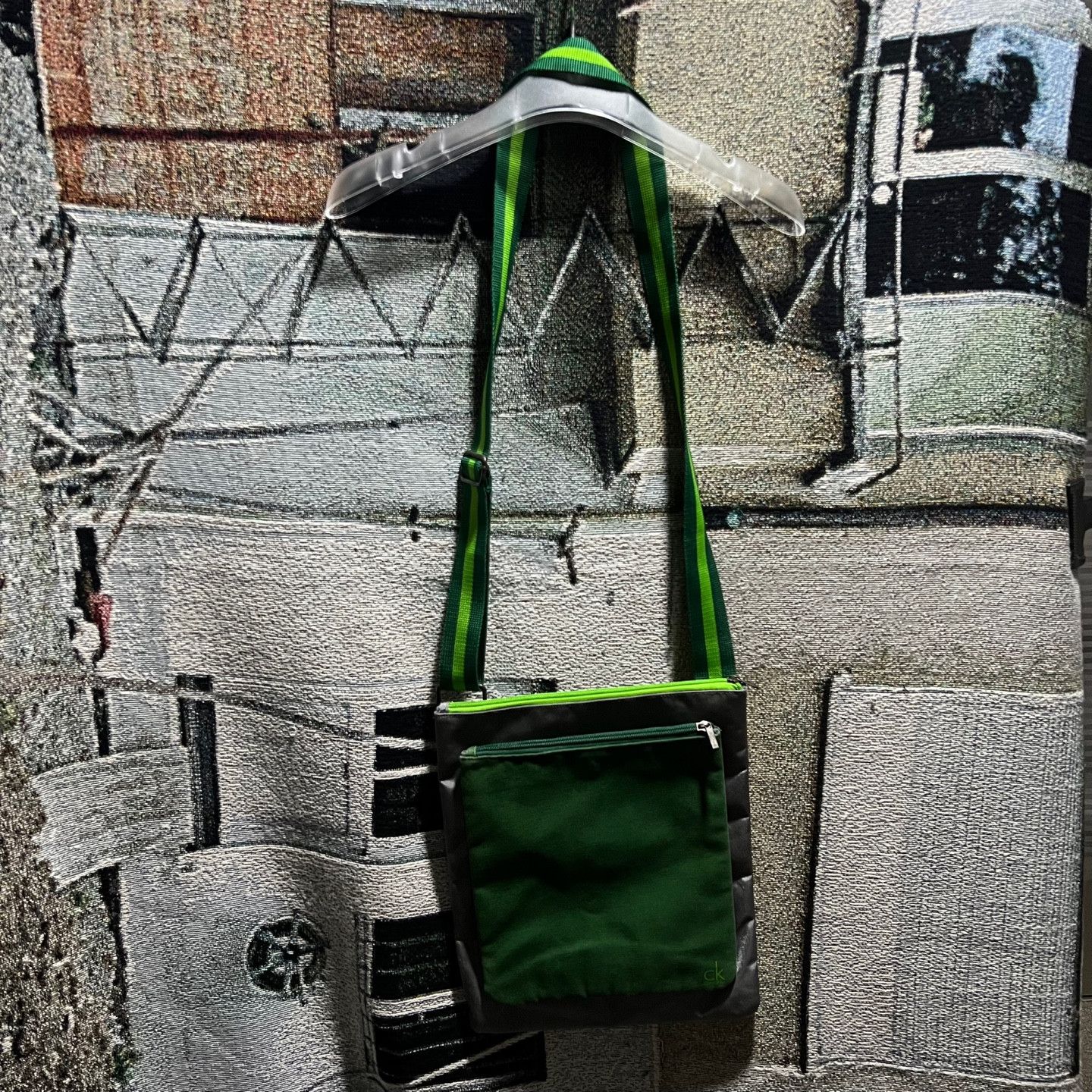 Calvin Klein Calvin Klein Snap Cross Bag Gray/Green Size ONE SIZE - 1 Thumbnail