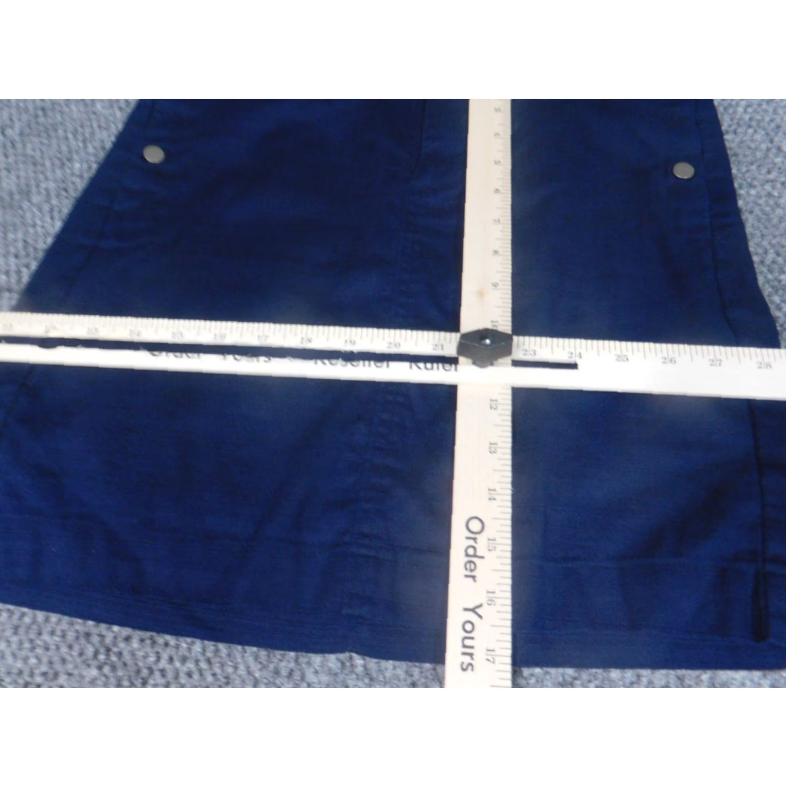 Gap Gap Skirt Womens 4 Blue A-Line Knit Stretch Knee Length Casual Size 27" / US 4 / IT 40 - 5 Thumbnail