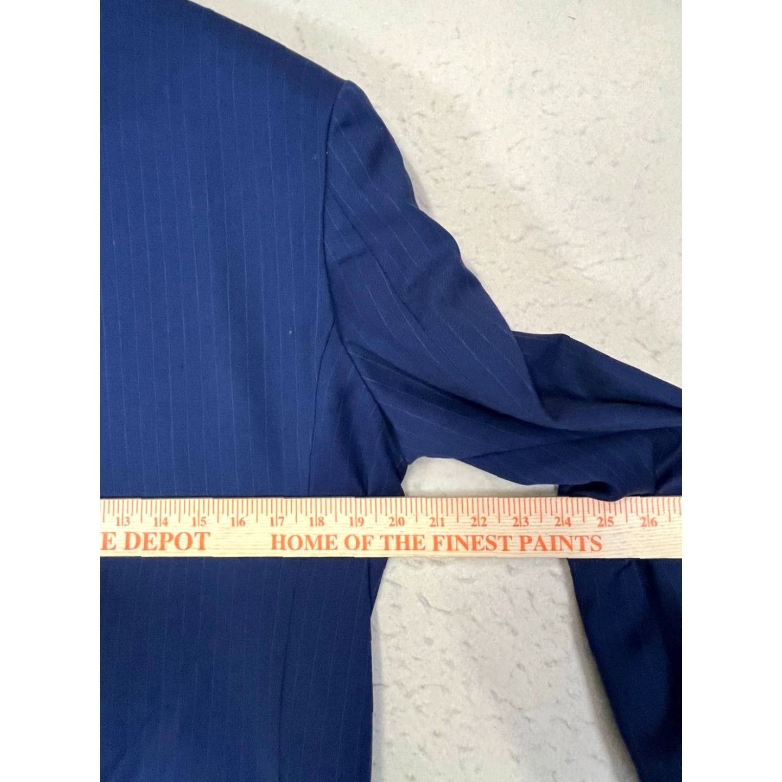 Jos. A. Bank Jos. A. Bank Sport Coat Men Medium Blue Slim Fit 1905 Twed Striped Notch Lapel Two-Button Jacket Coat Regular Modern Classic Size US M / EU 48-50 / 2 - 3 Thumbnail