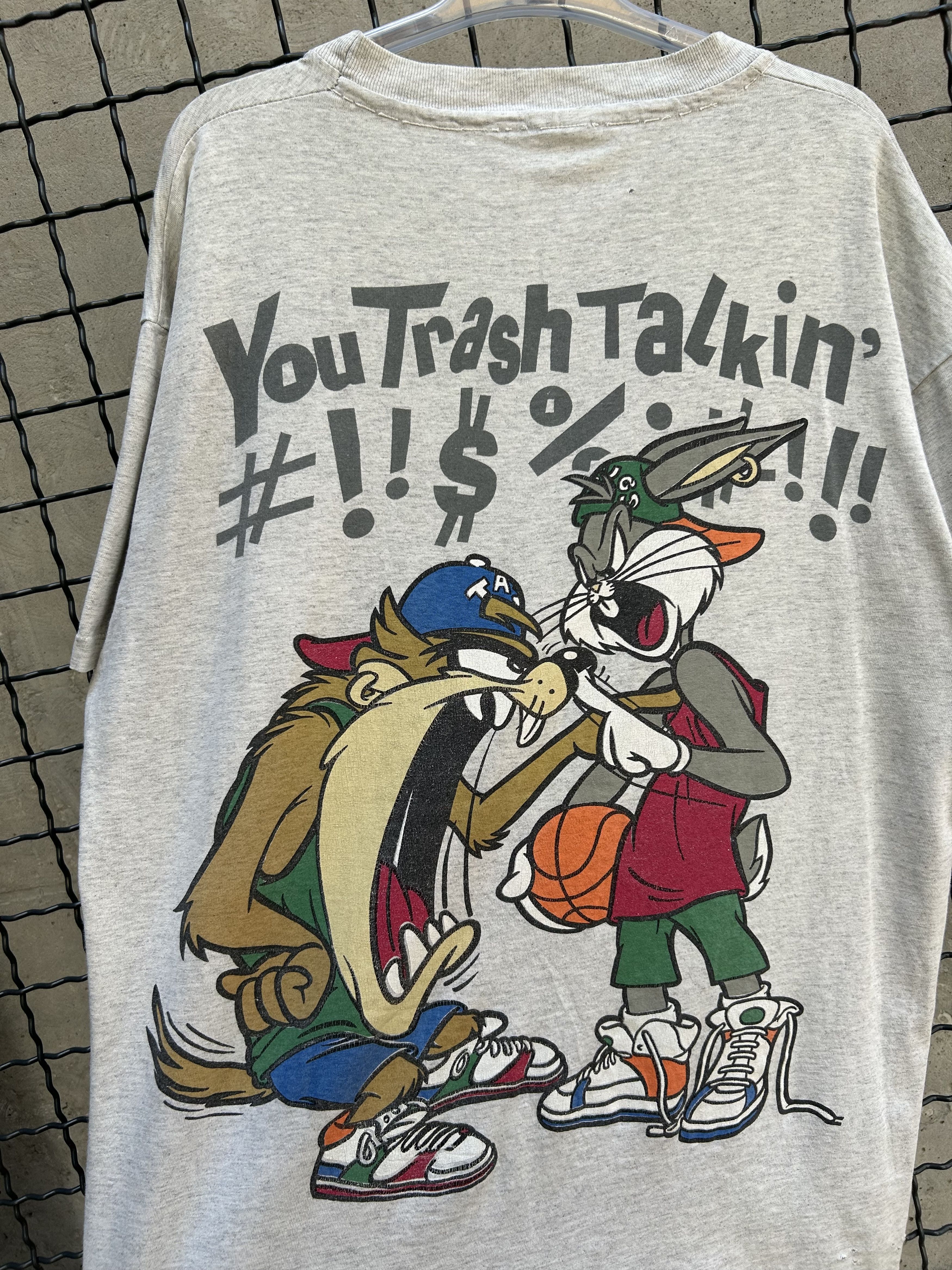 Cartoon Network Vintage 1993 Looney Tunes Taz Bugs Bunny Cartoon T-shirt Size US XL / EU 56 / 4 - 12 Thumbnail