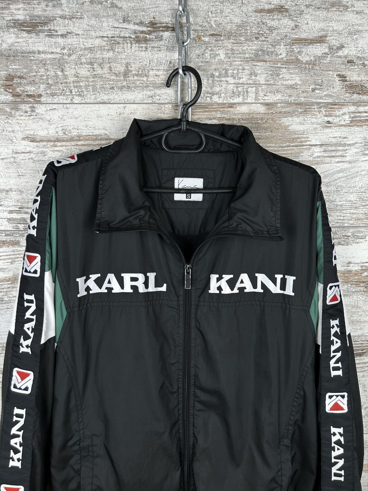 Karl Kani × Vintage Mens Vintage Karl Kani track jacket Olympic y2k rare Size US S / EU 44-46 / 1 - 3 Thumbnail