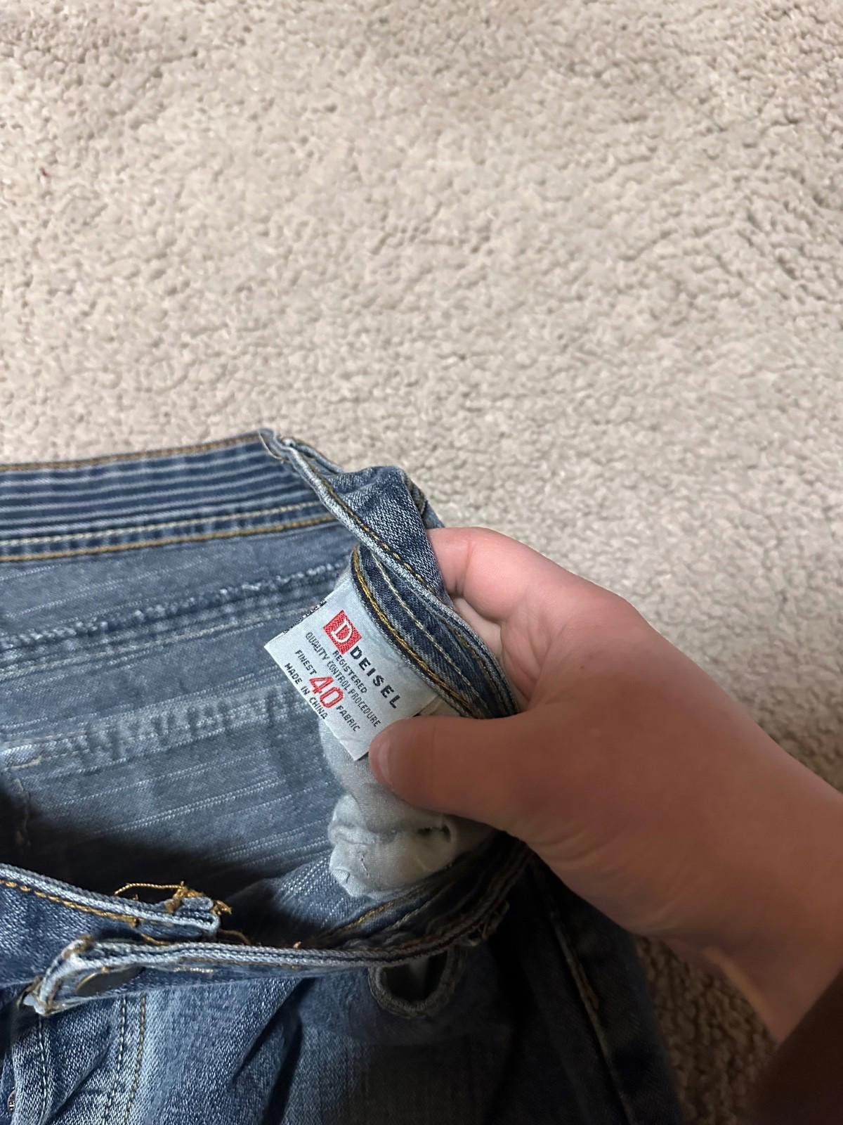 Diesel Vintage Diesel Jeans Mens 40 Blue Denim Pants Straight Y2K Size US 40 / EU 56 - 8 Thumbnail