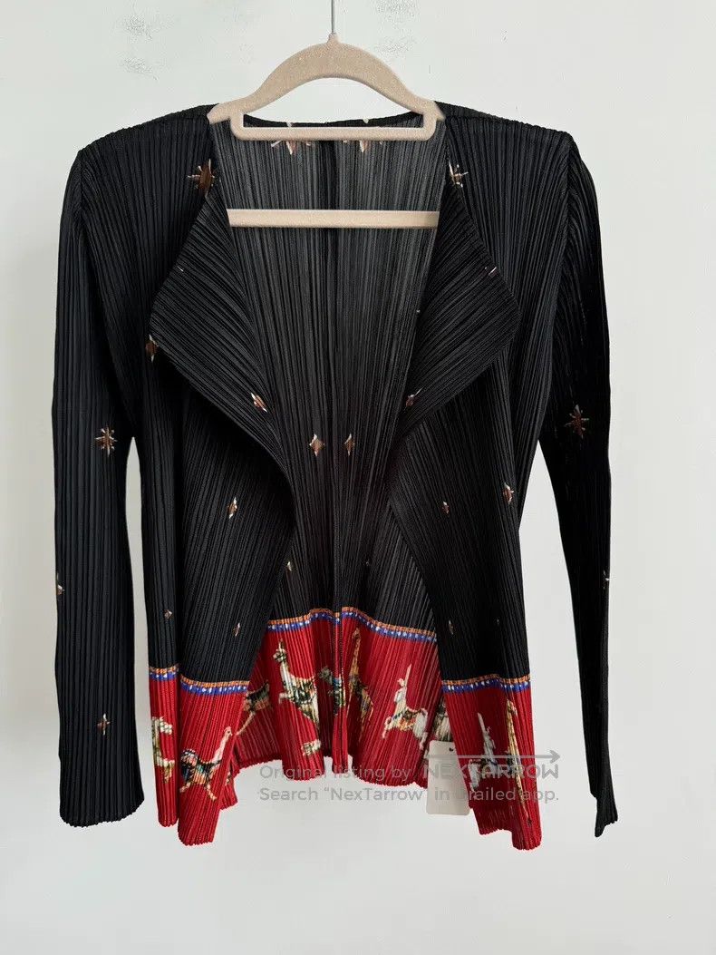 Issey Miyake Carousel Print Jacket