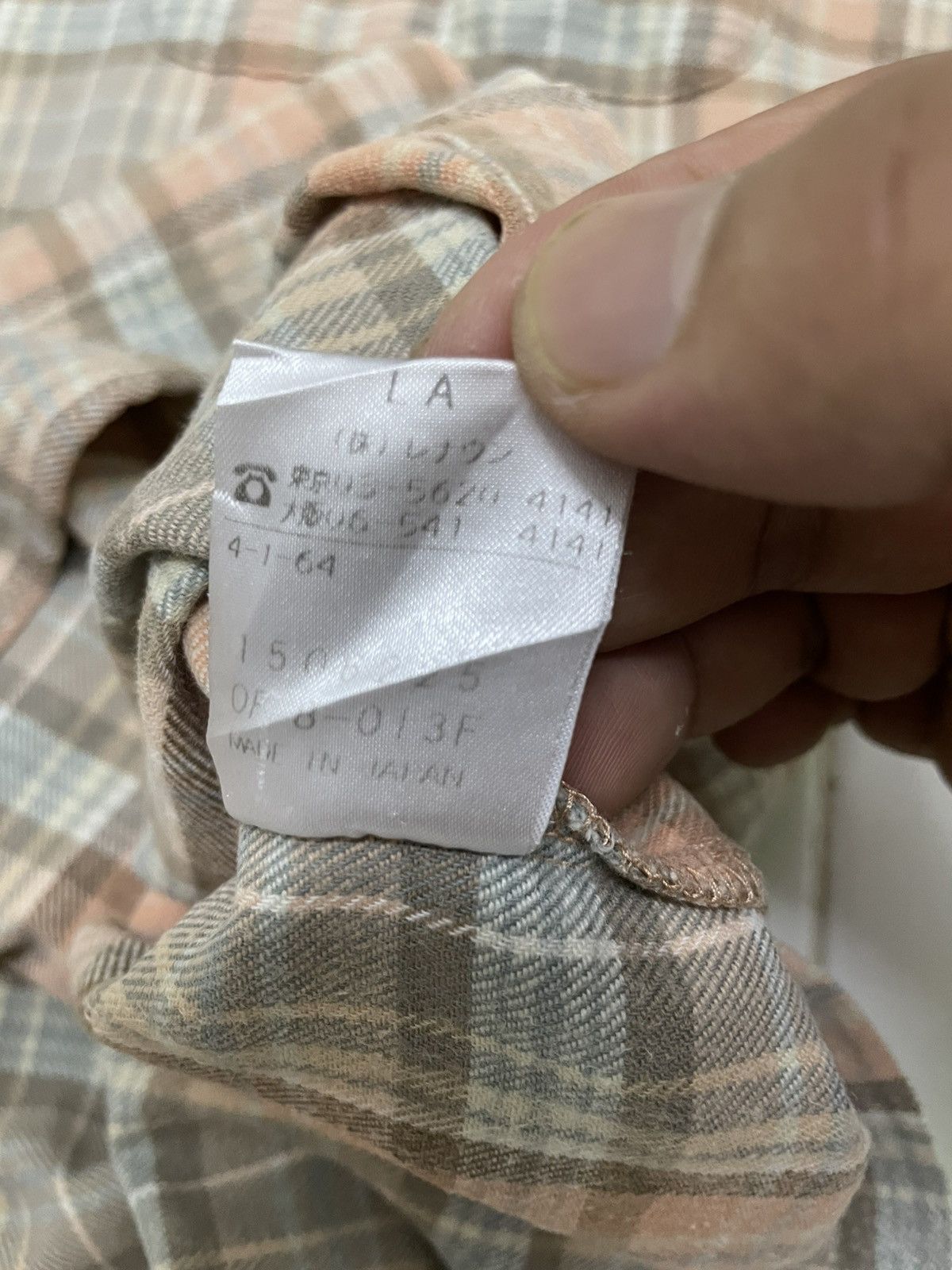 Celine Celine pajama Checked Button Up Shirt Size US L / EU 52-54 / 3 - 9 Thumbnail