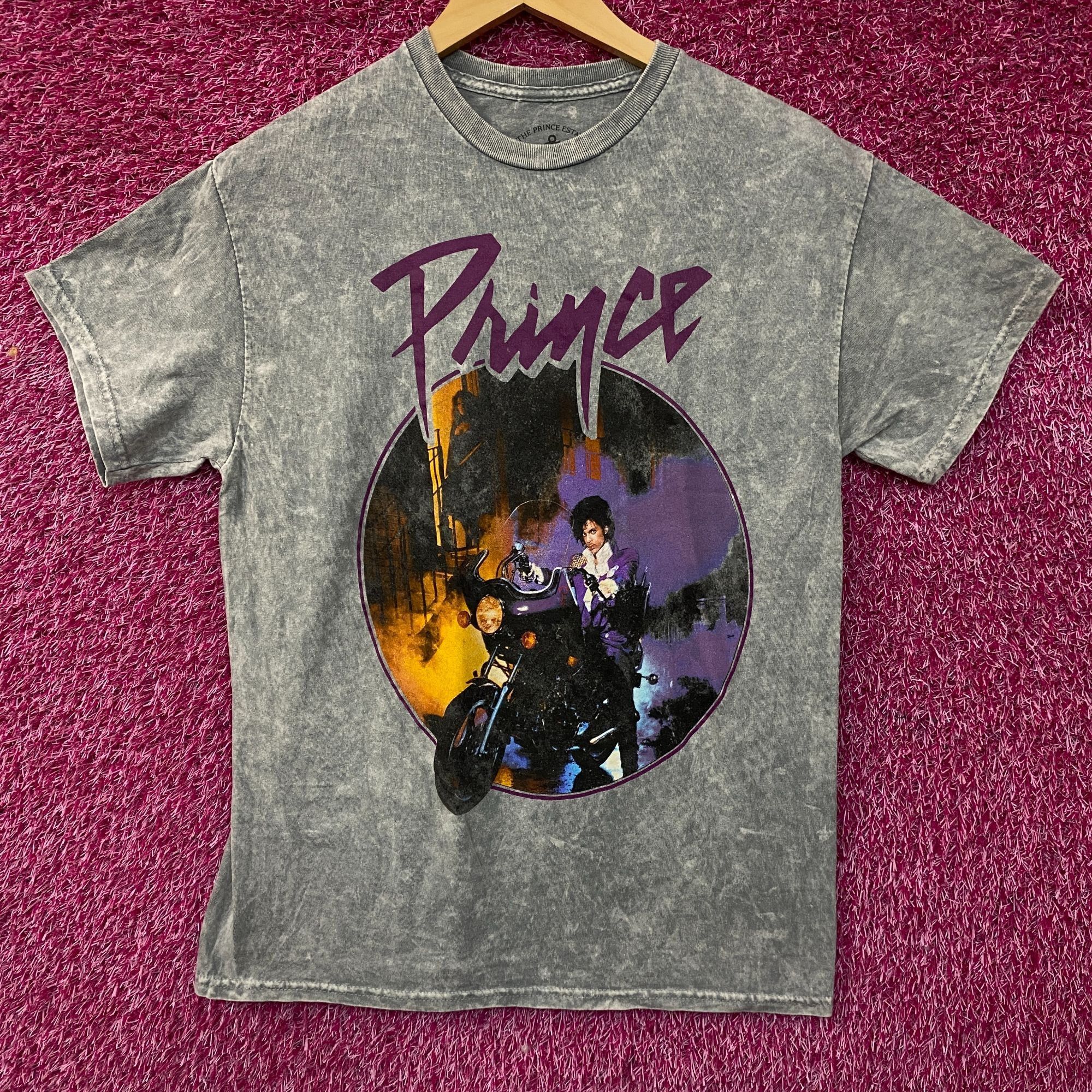 Band Tees Prince Purple Rain Acid Wash Graphic T-Shirt Medium Size US M / EU 48-50 / 2 - 1 Thumbnail