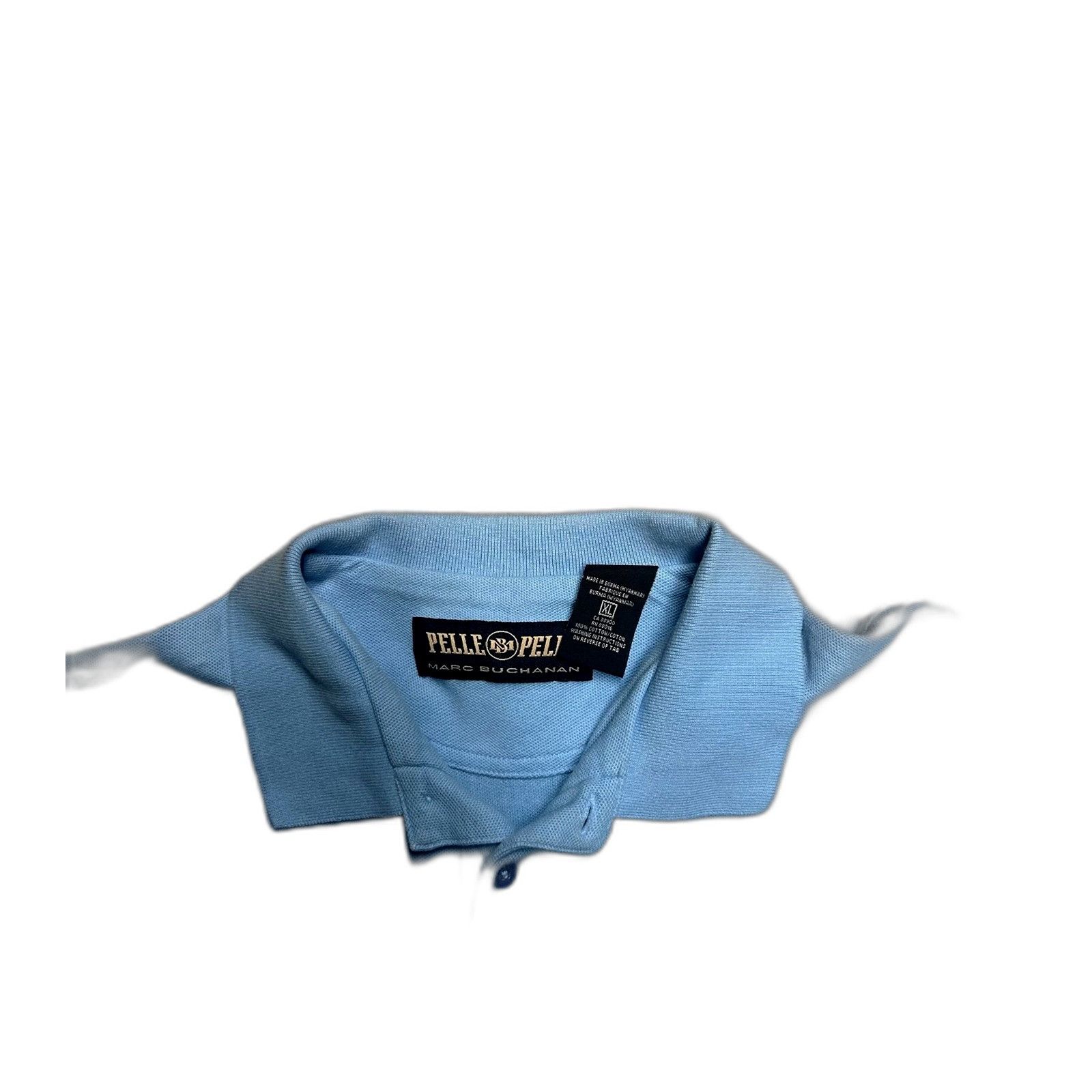 Pelle Pelle Pelle Pelle Marc Buchanan Blue Polo Shirt XL Size US XL / EU 56 / 4 - 3 Thumbnail