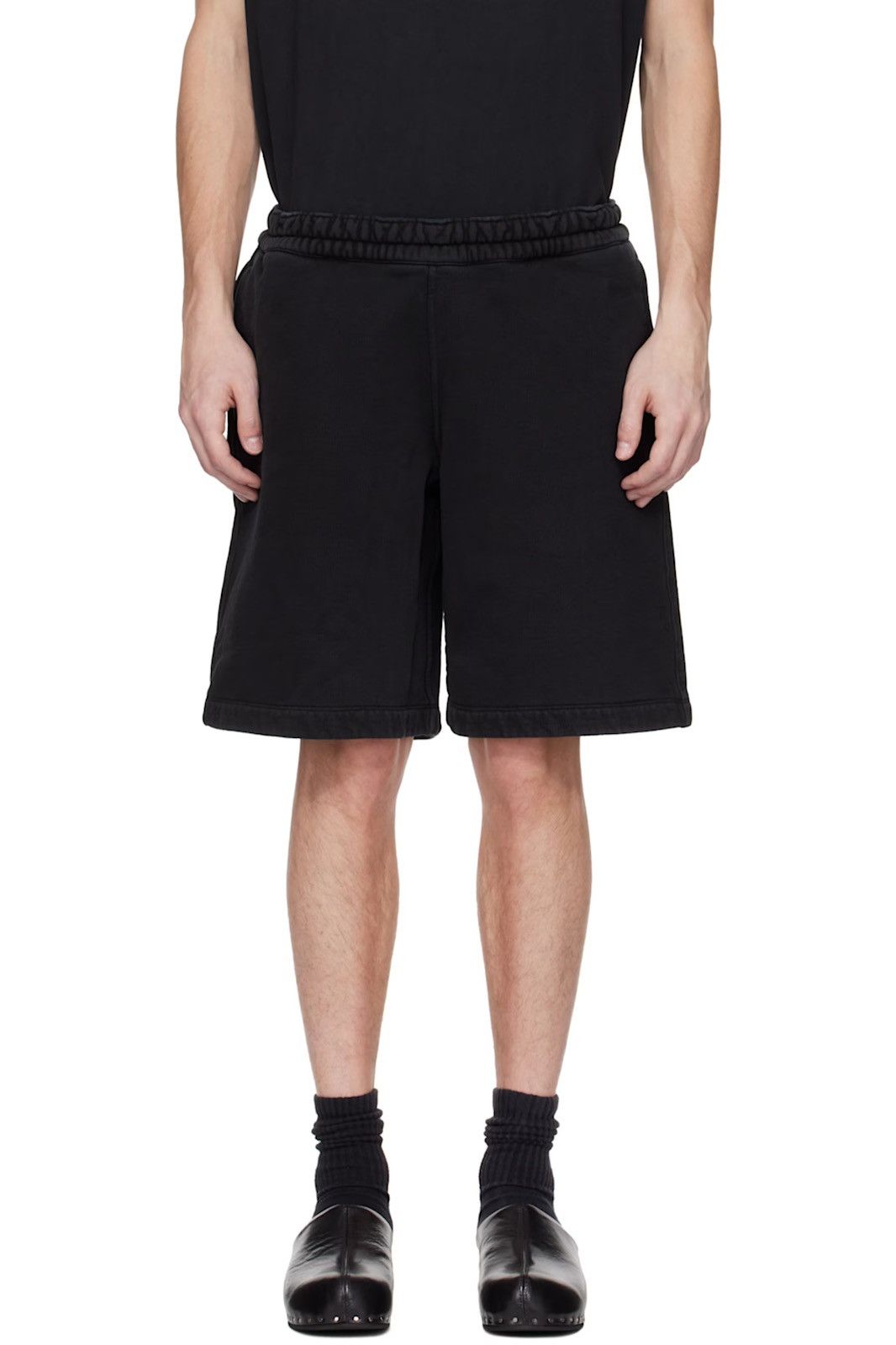 Our Legacy Our Legacy Plage Shorts Pigment Black Hefty Fleece Size US 30 / EU 46 - 2 Thumbnail