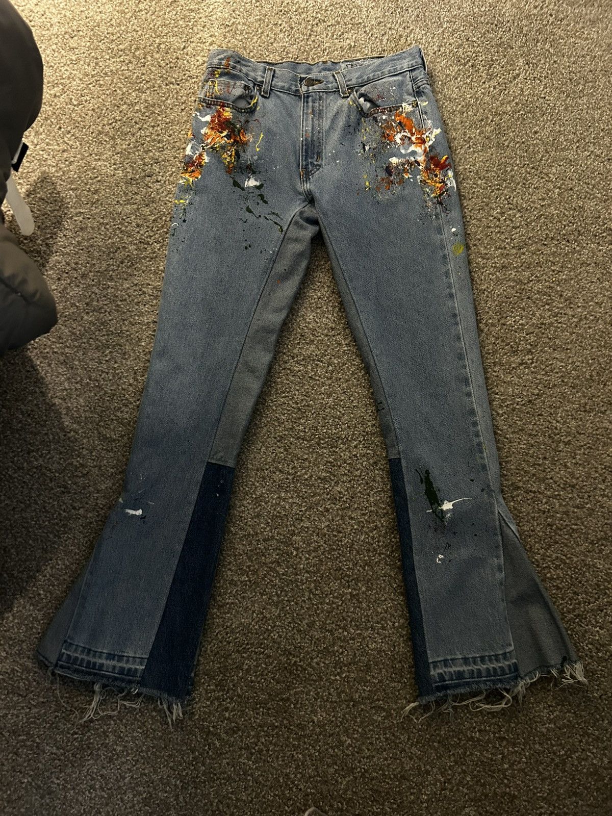 Other FromBrazil Light Wash Painter Flare Denim Size US 30 / EU 46 - 1 Thumbnail
