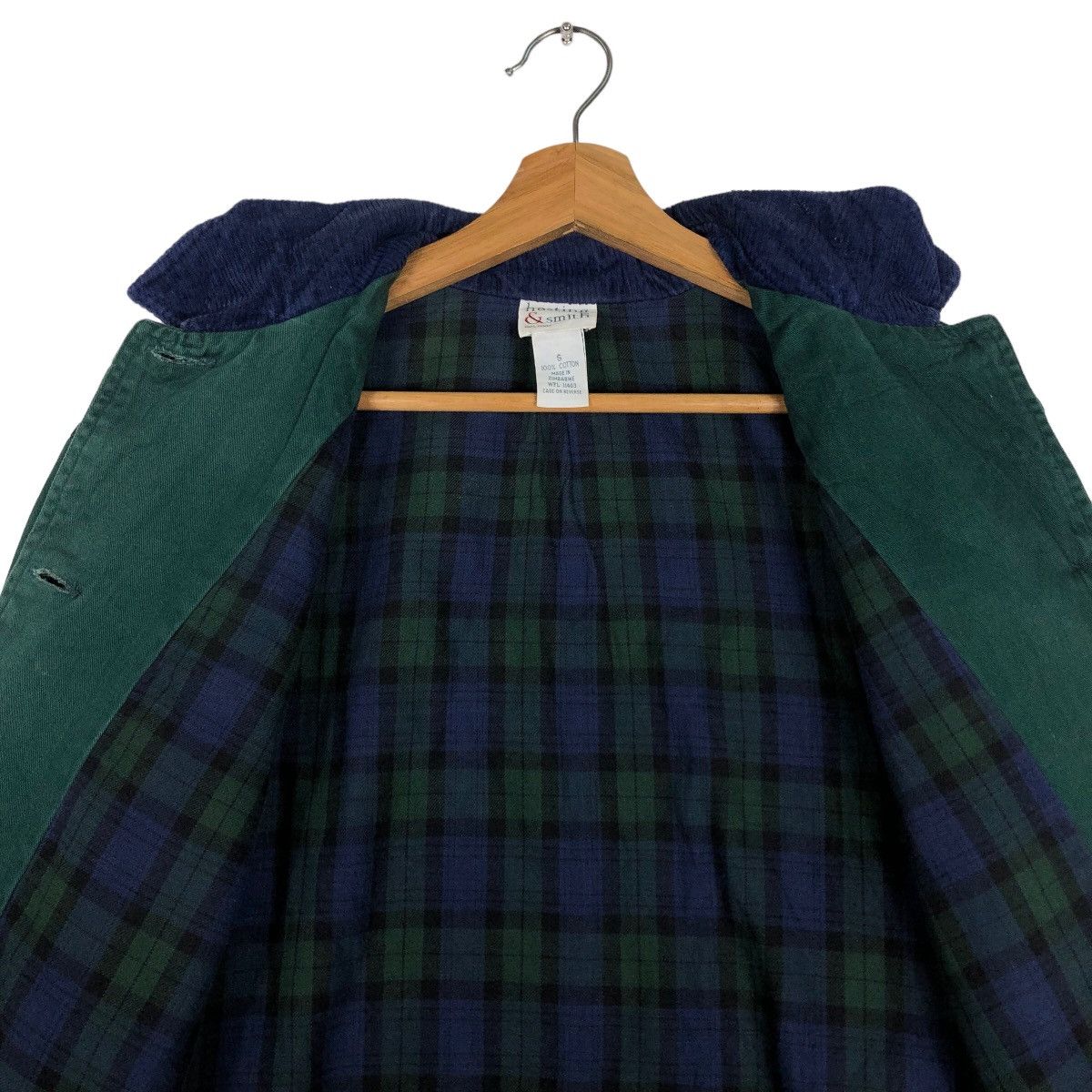Japanese Brand 🔥Vtg Chore Jacket Hasting & Smith Blanket Lining Tartan Size US S / EU 44-46 / 1 - 12 Thumbnail