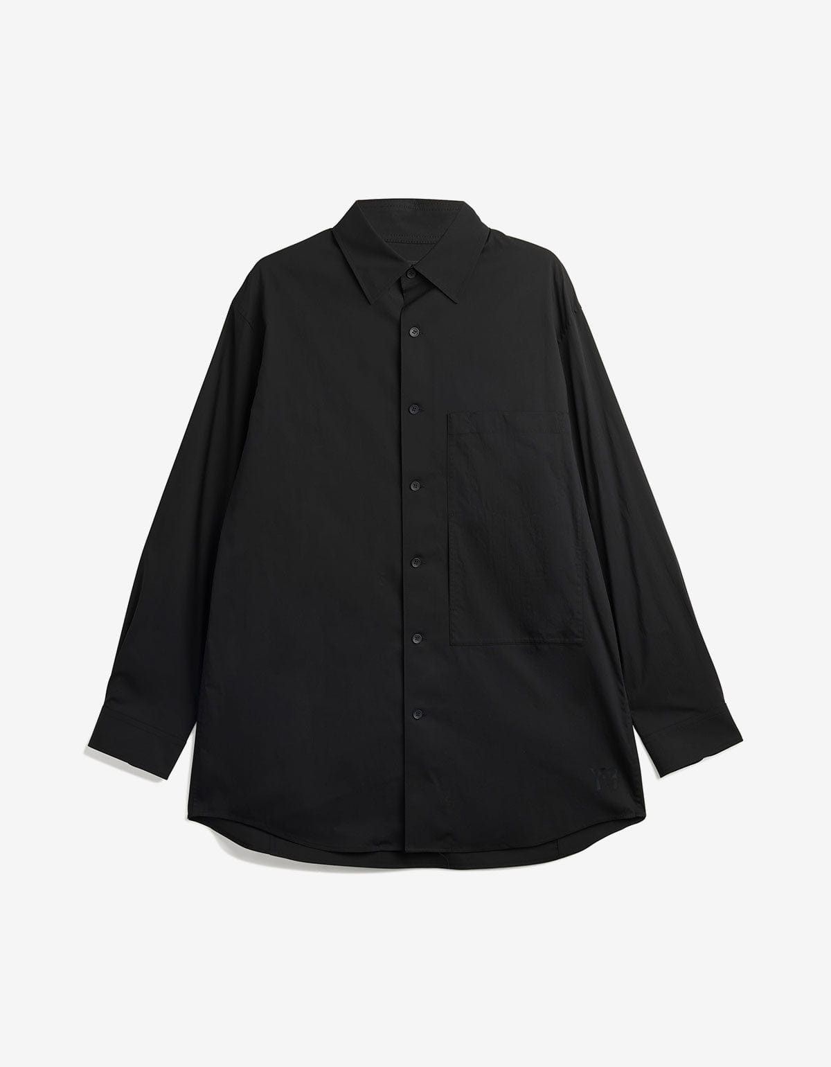 Y-3 Y-3 Black Sporty Cotton Shirt Size US S / EU 44-46 / 1 - 1 Thumbnail
