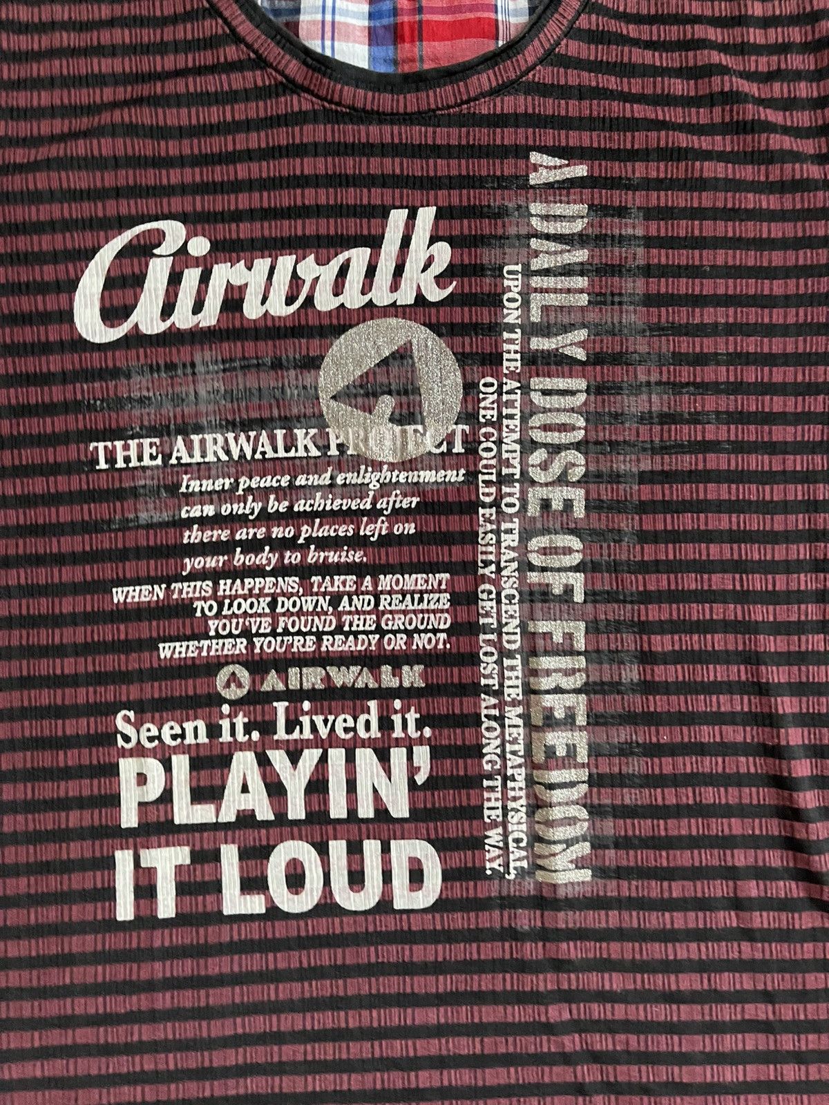 Airwalk Air walk ifsixwasnine y2k stripe tshirt Size US L / EU 52-54 / 3 - 4 Thumbnail