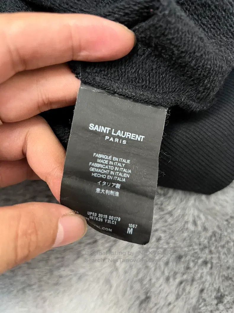 Other Saint Laurent Paris Black Studs Hooded Sweatshirt Size US M / EU 48-50 / 2 - 5 Thumbnail