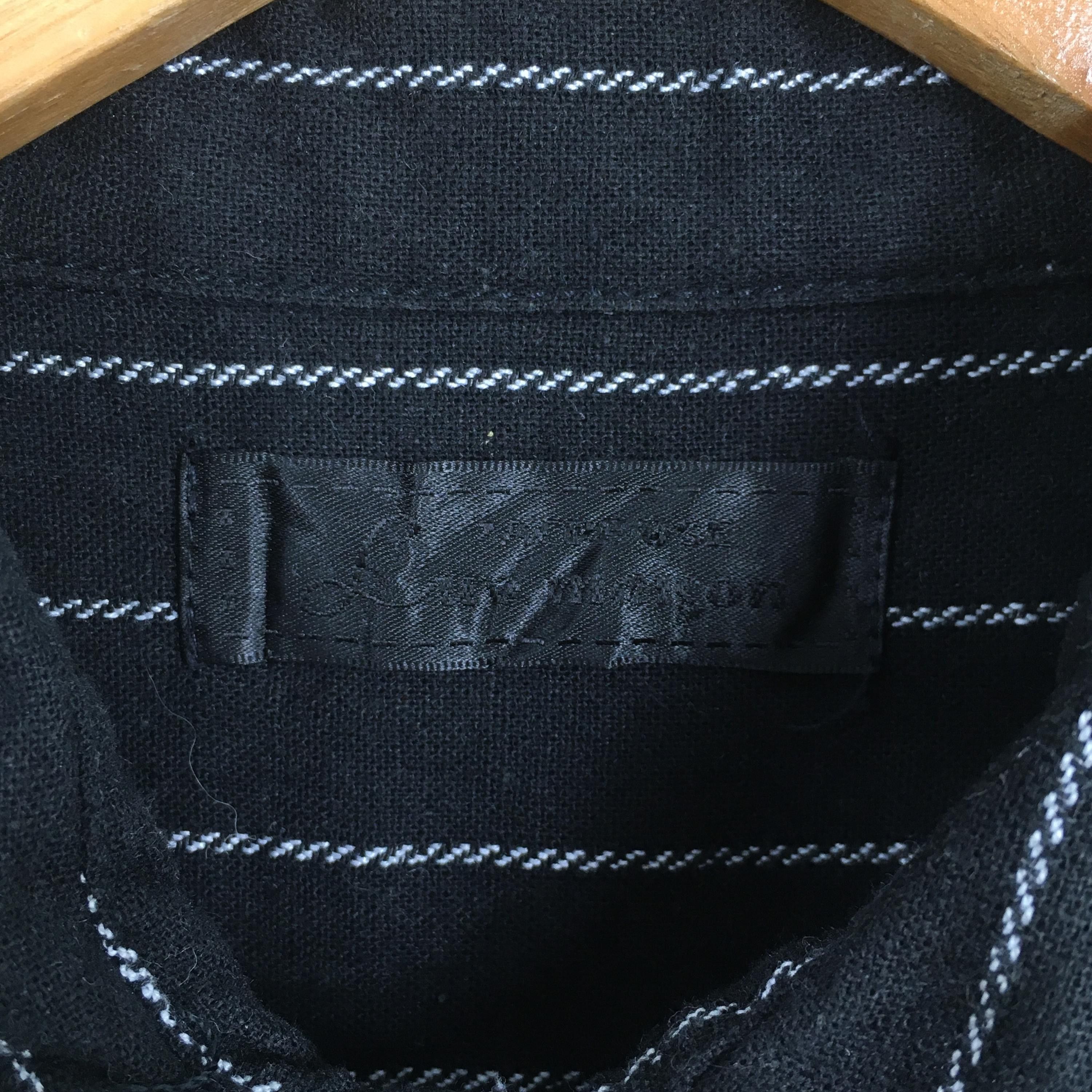 A&G Rock × Flannel Vintage Luv Maison Black Wabash Stripes Shirt Small Size US S / EU 44-46 / 1 - 5 Thumbnail