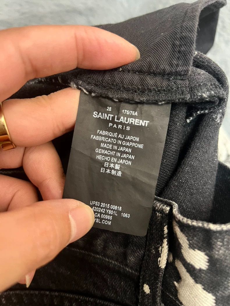 Saint Laurent Paris saint Laurent paris16 Spring and Summer Black and White In Size US 28 / EU 44 - 5 Thumbnail
