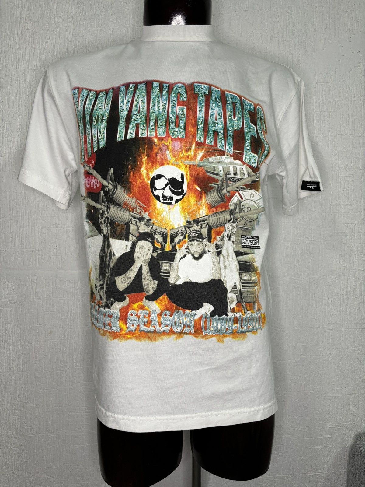G59 Records $UICIDEBOY$ G59 YING YANG TAPES T-SHIRT (OFFICIAL MERCH) Size US M / EU 48-50 / 2 - 1 Thumbnail
