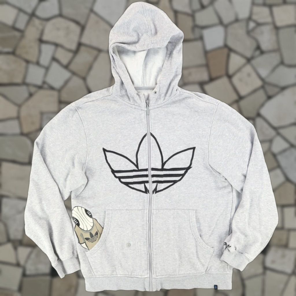 Adidas Adidas Alien Full Zip Hoodie Gray Men's L Shirt Size US L / EU 52-54 / 3 - 1 Thumbnail