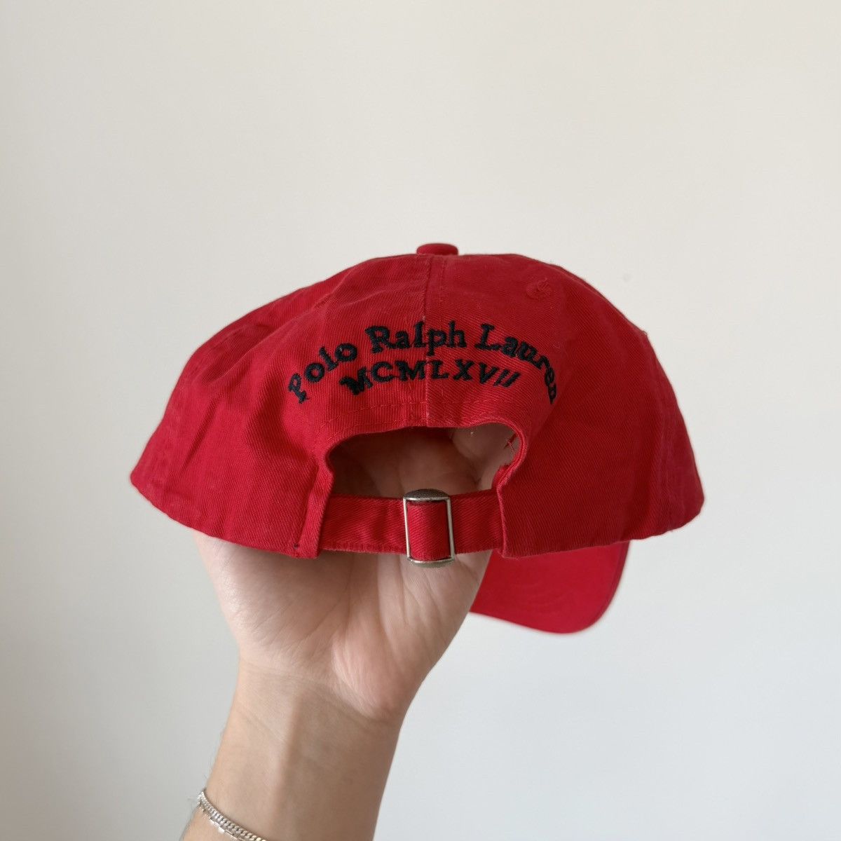 Polo Ralph Lauren Vtg 2000s Polo Ralph Lauren Big Pony #3 Baseball Hat Y2K Size ONE SIZE - 5 Thumbnail