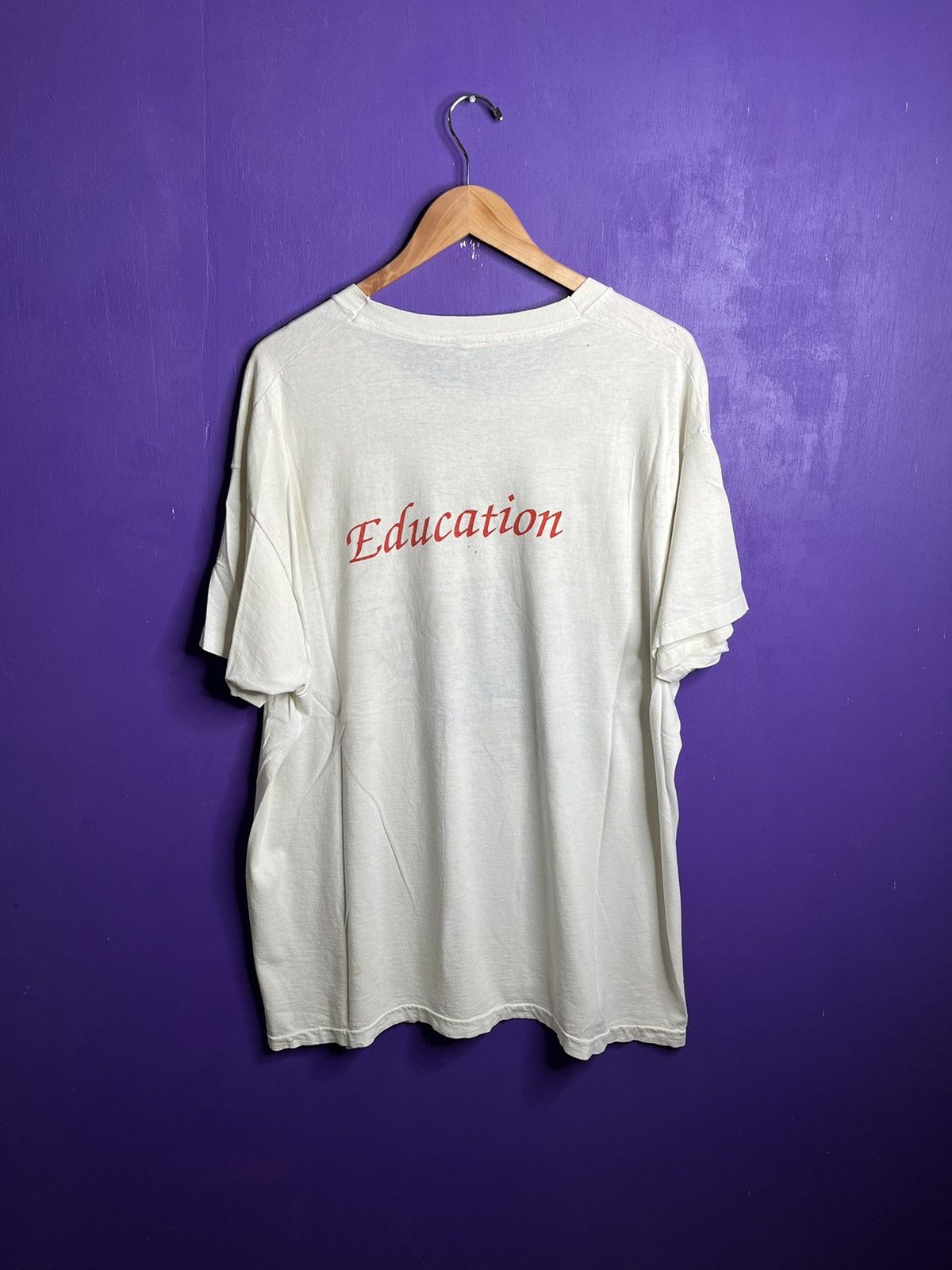Vintage Vintage 90s Packin my mind not my nine t-shirt Size US XL / EU 56 / 4 - 2 Thumbnail