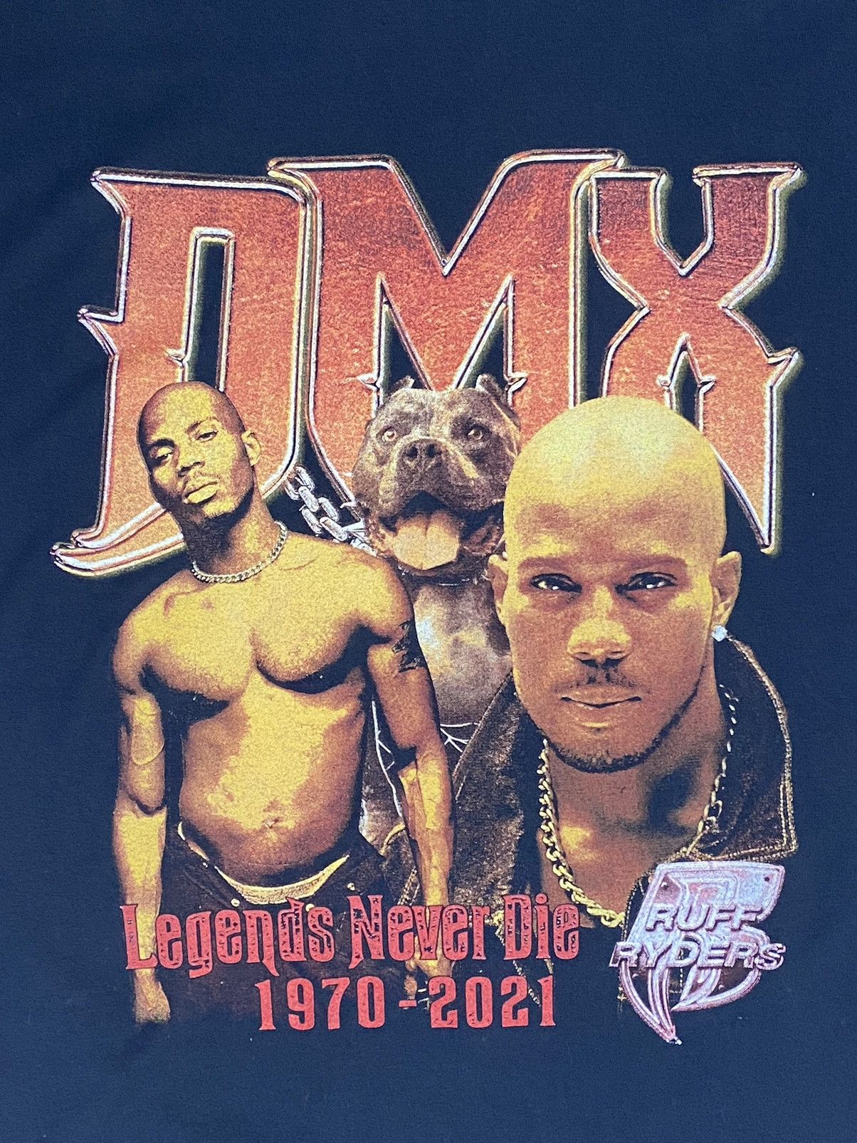Rap Tees DMX Rest In Peace T-shirt (sz XL) Size US XL / EU 56 / 4 - 6 Thumbnail