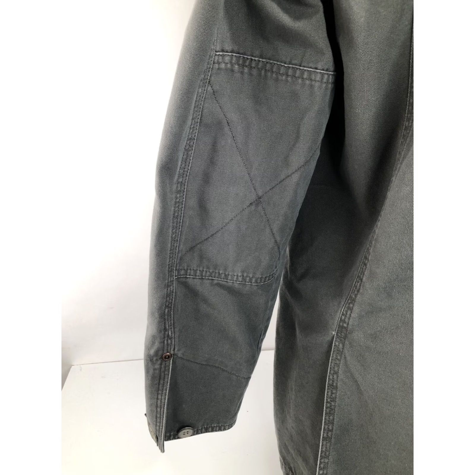 Pendleton Pendleton Canvas Blazer Jacket Mens Large Long Chore Field Coat Greenish Gray Wrangler-Style Cowboy-Workwear? Size 42R - 5 Thumbnail