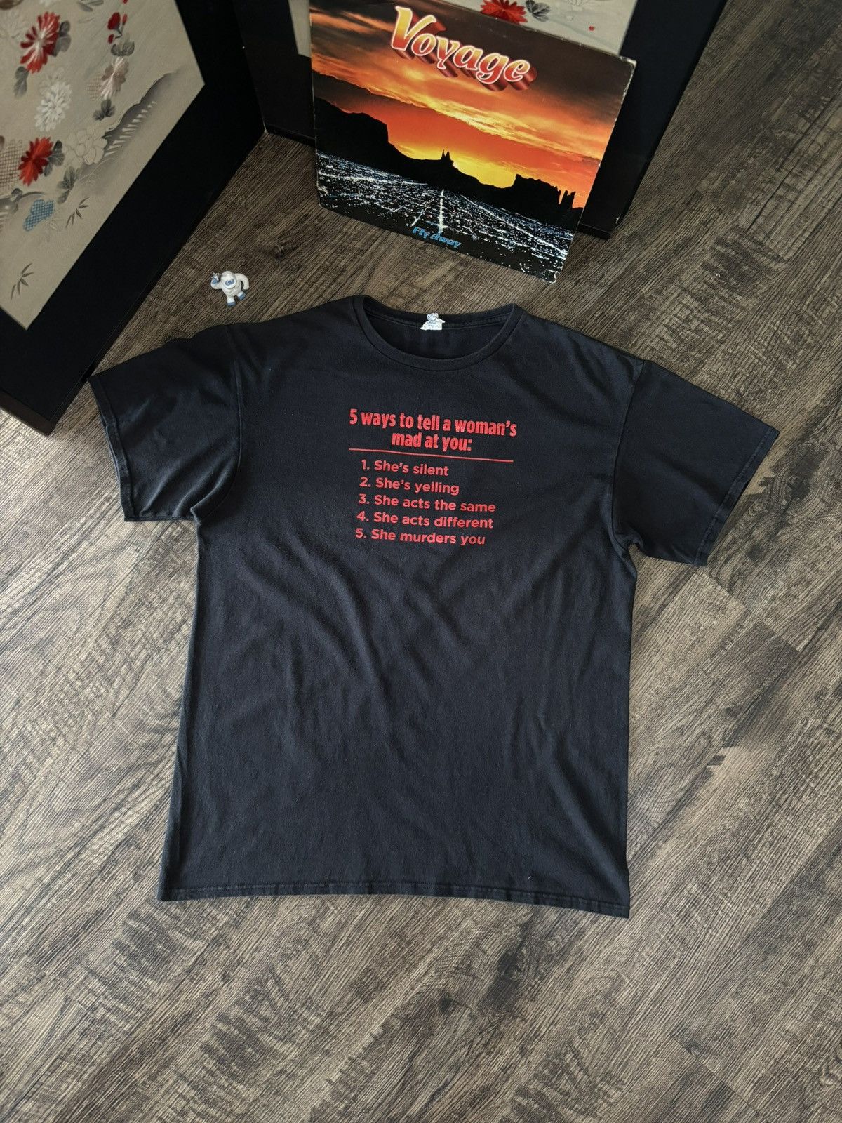 Vintage Y2k Comedy Girlfriend Graphic Tee Large Size US L / EU 52-54 / 3 - 3 Thumbnail