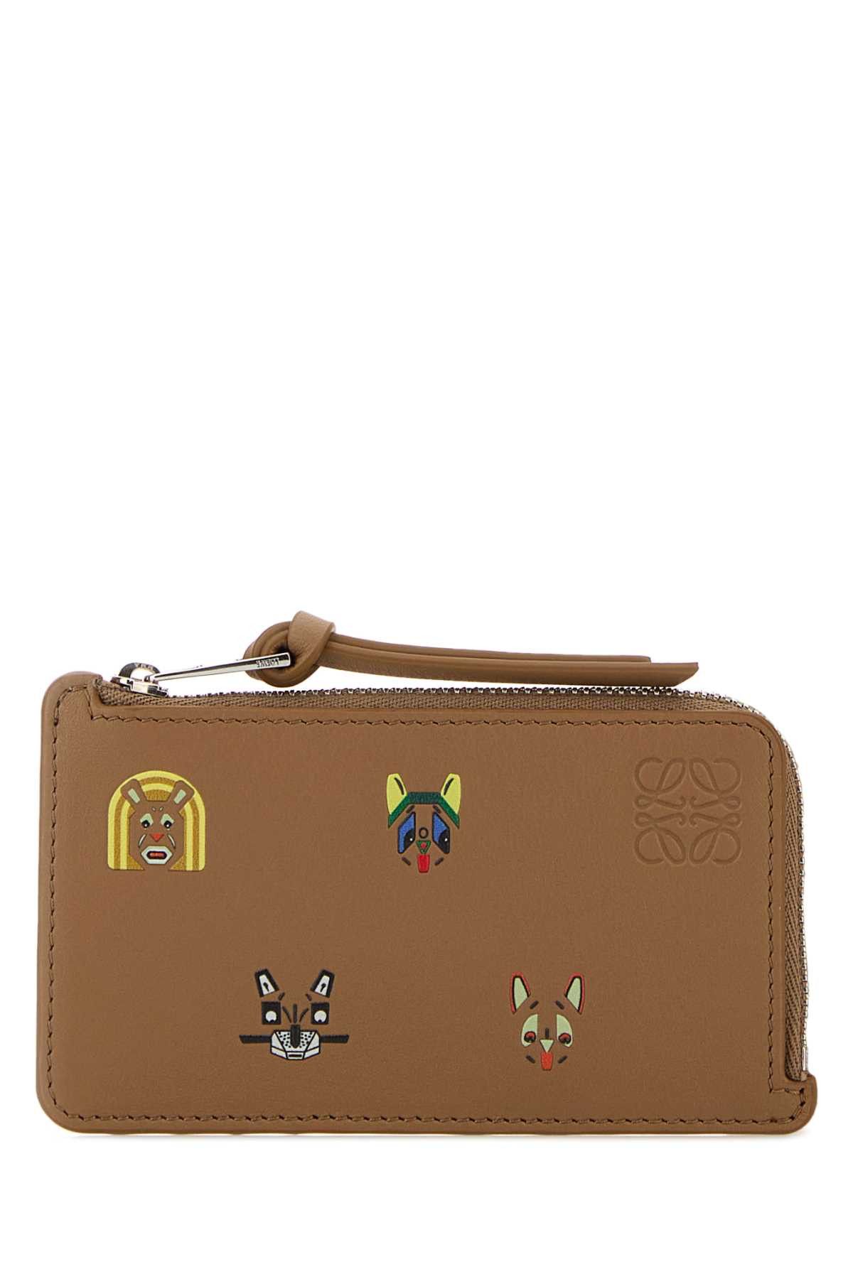 Loewe Camel Leather Card Holder Size ONE SIZE - 1 Thumbnail