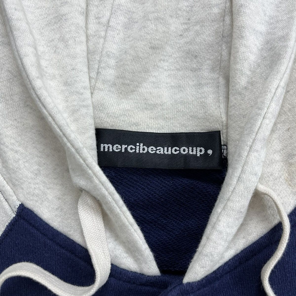 mercibeaucoup Vintage Mercibeaucoup Issey Miyake Panda Ear Varsity Hooded Size US M / EU 48-50 / 2 - 5 Thumbnail