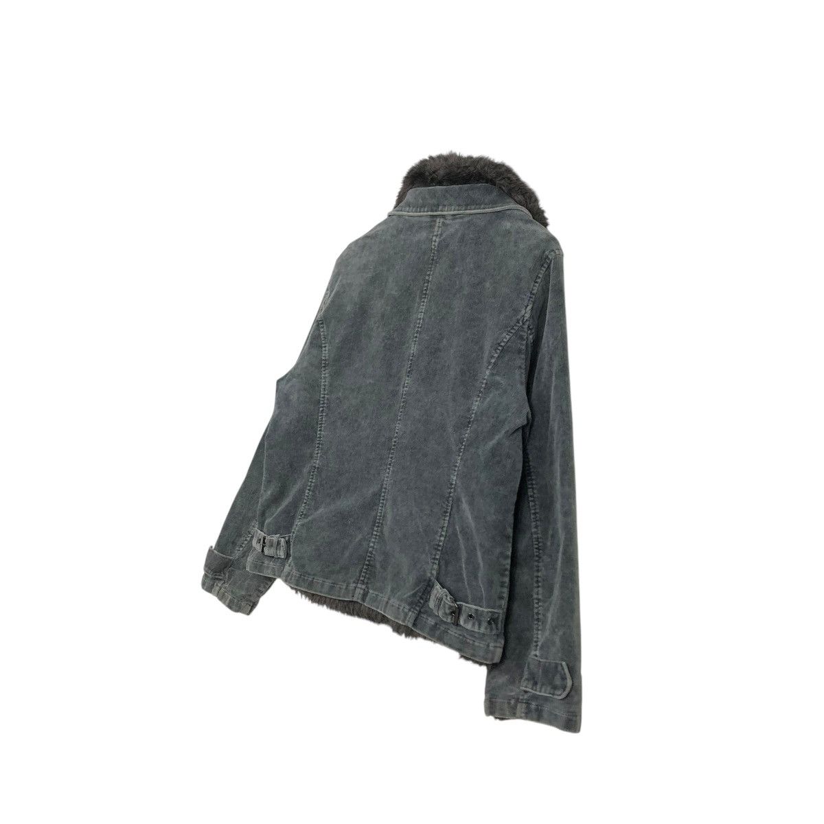 Japanese Brand × Vintage 🔥VINTAGE CROPPED BIKER JACKET DOUBLE COLLAR FUR ISSEY MIYAKE Size US S / EU 44-46 / 1 - 12 Thumbnail