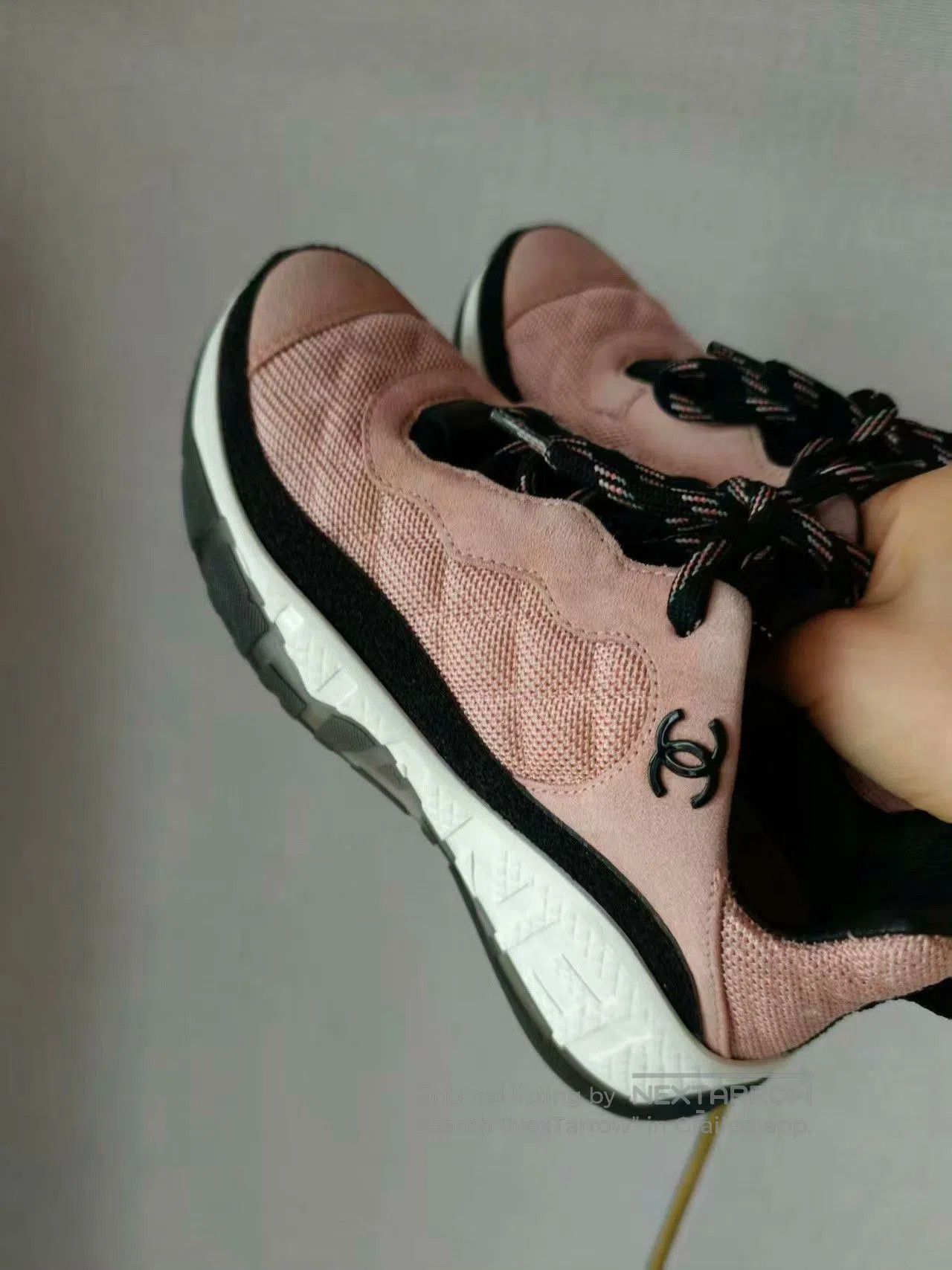 Chanel Chanel Women's Pink Sneakers. Size US 4 / IT 34 - 4 Thumbnail