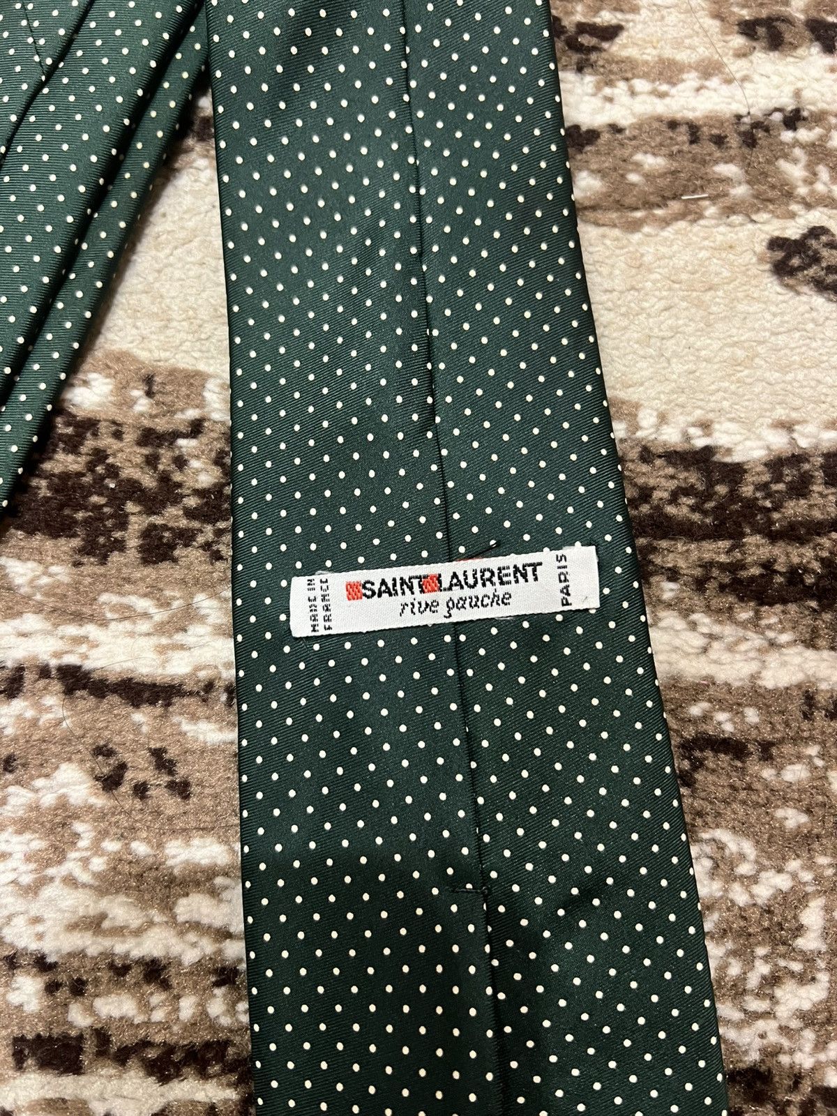 Saint Laurent Paris Vintage Saint Laurent Tie luxury Size ONE SIZE - 3 Thumbnail