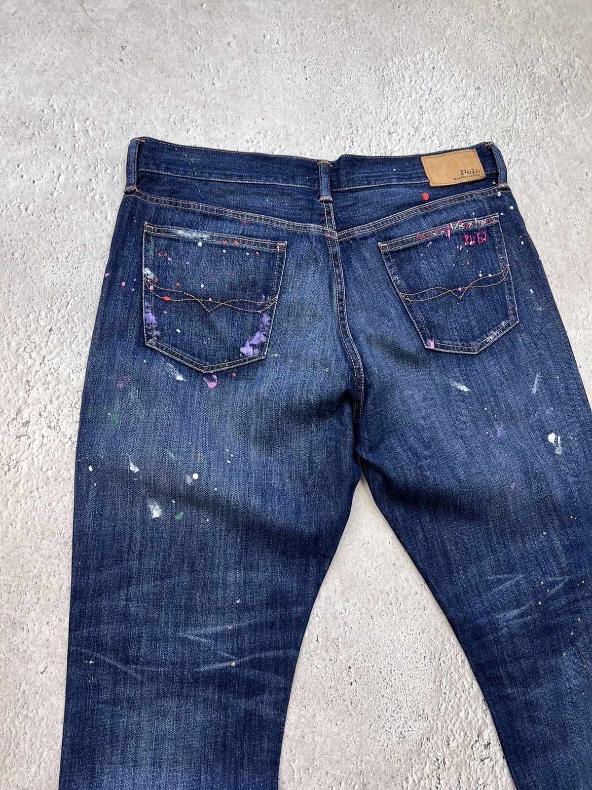 Denim & Supply Ralph Lauren × Polo Ralph Lauren × Vintage Vintage Denim & Supply RL Slim Distressed Denim Jeans 36×30 Size US 31 - 14 Thumbnail