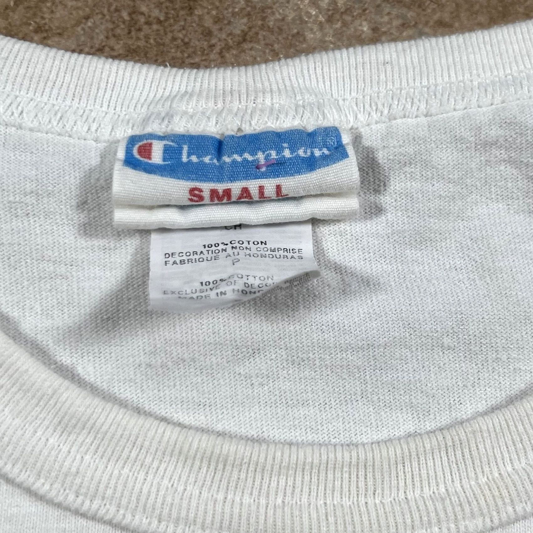 Champion Vintage Champion Shirt - 90s Lacrote, White, Regular, Mens Size US S / EU 44-46 / 1 - 6 Thumbnail
